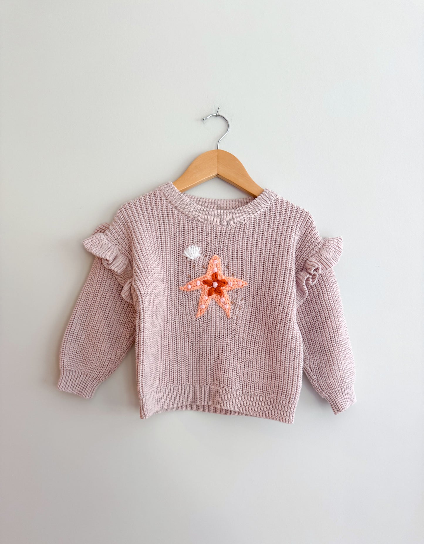 Starfish Ruffle Sweater