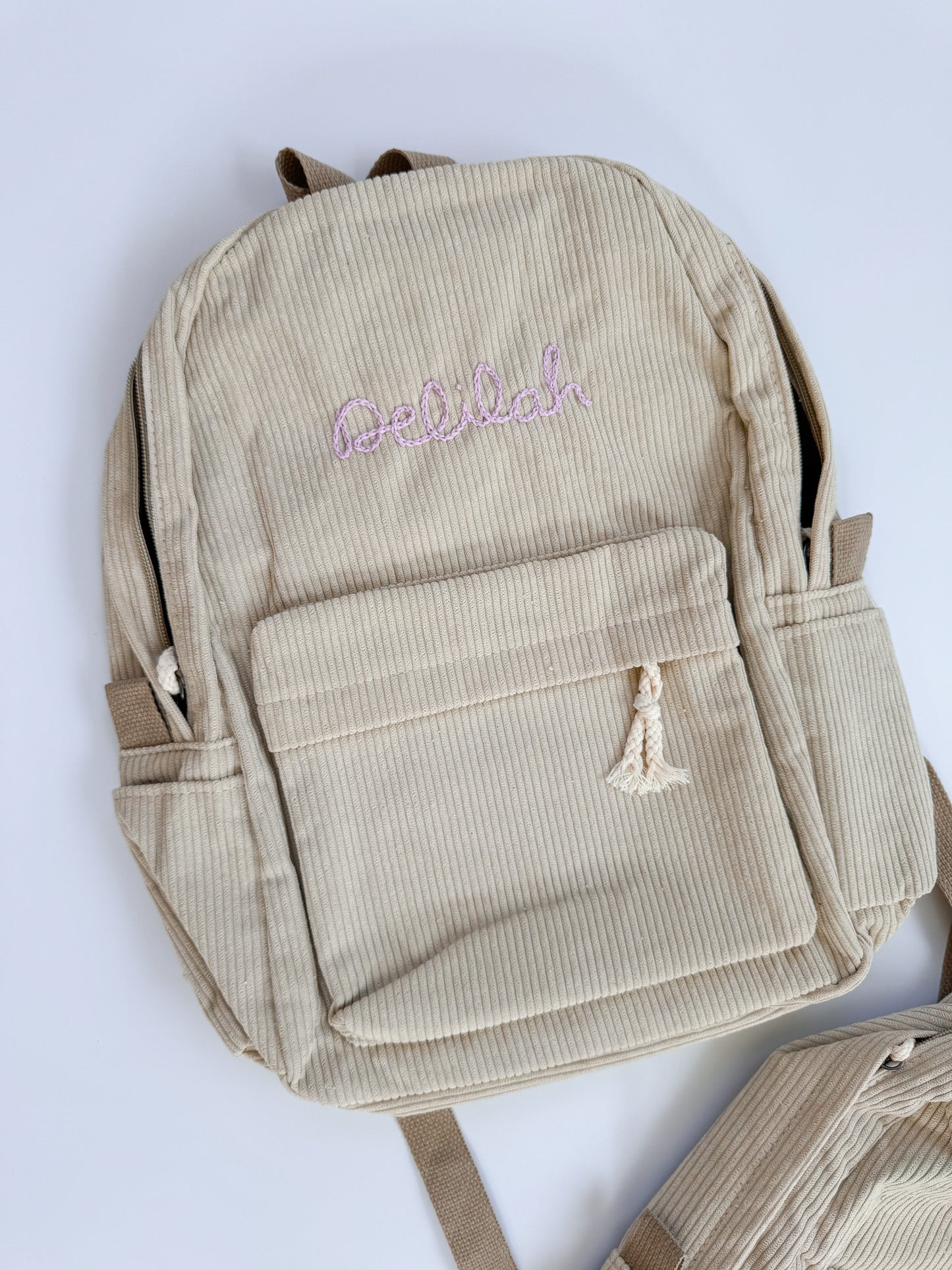 Custom Corduroy Back Pack