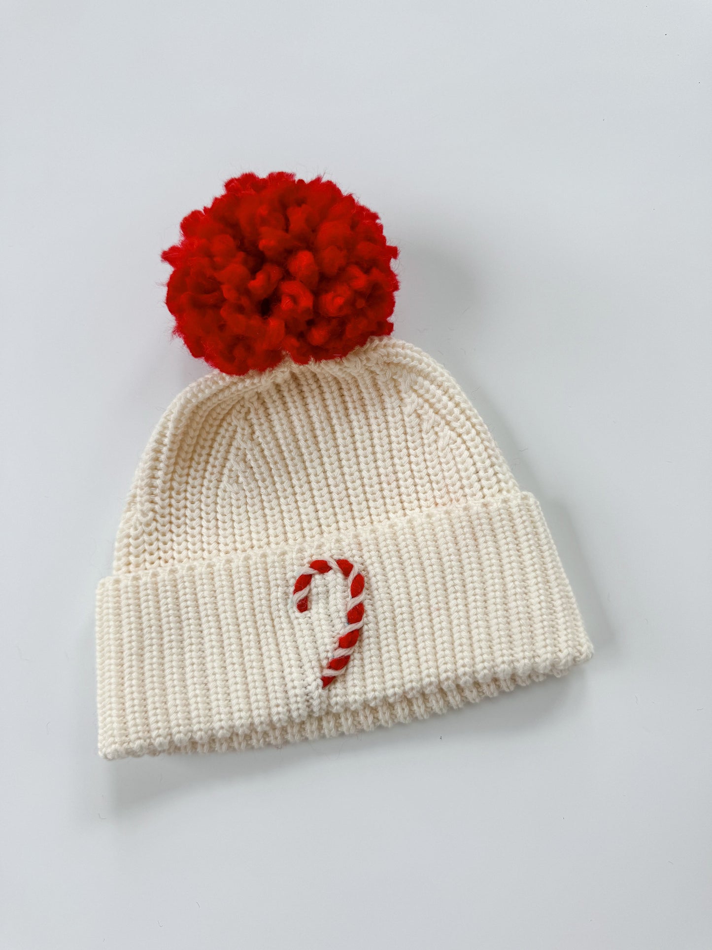Custom Beanie: Marshmallow Cream