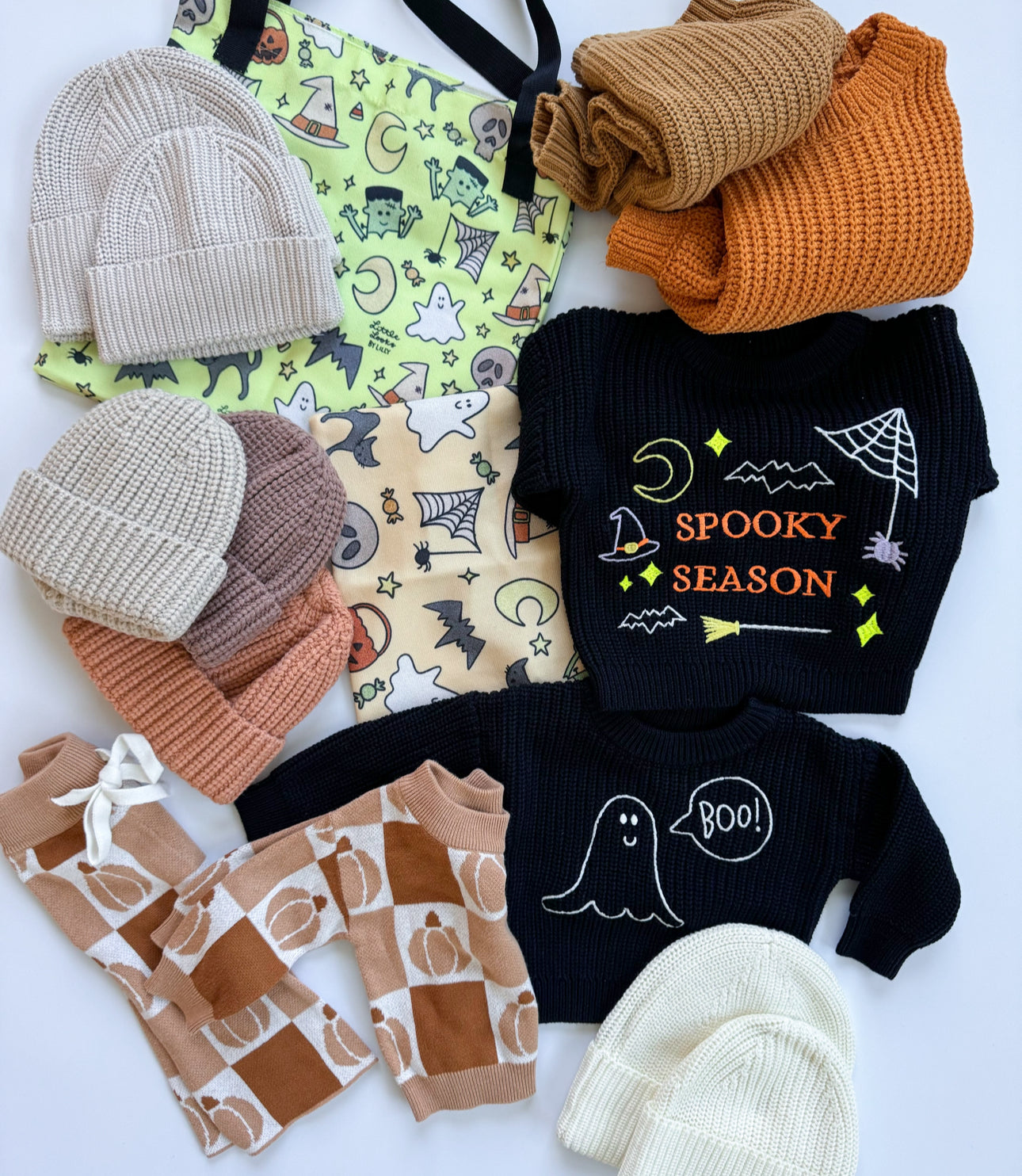 GLOW Ghost BOO Sweater