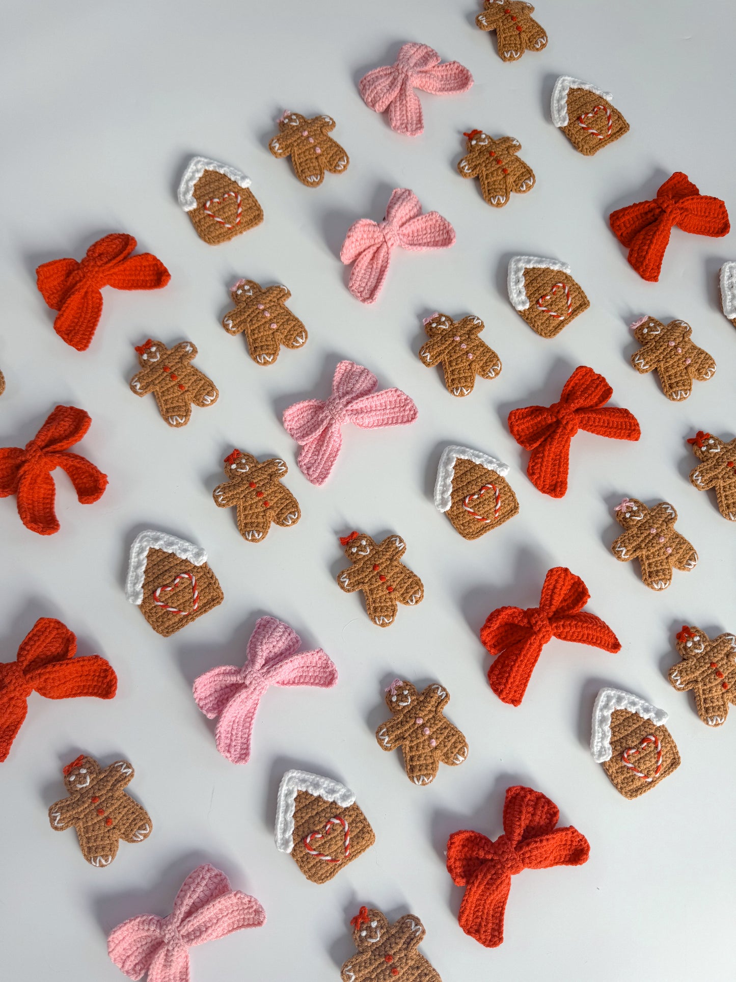 Crocheted Gingerbread Girl Clip