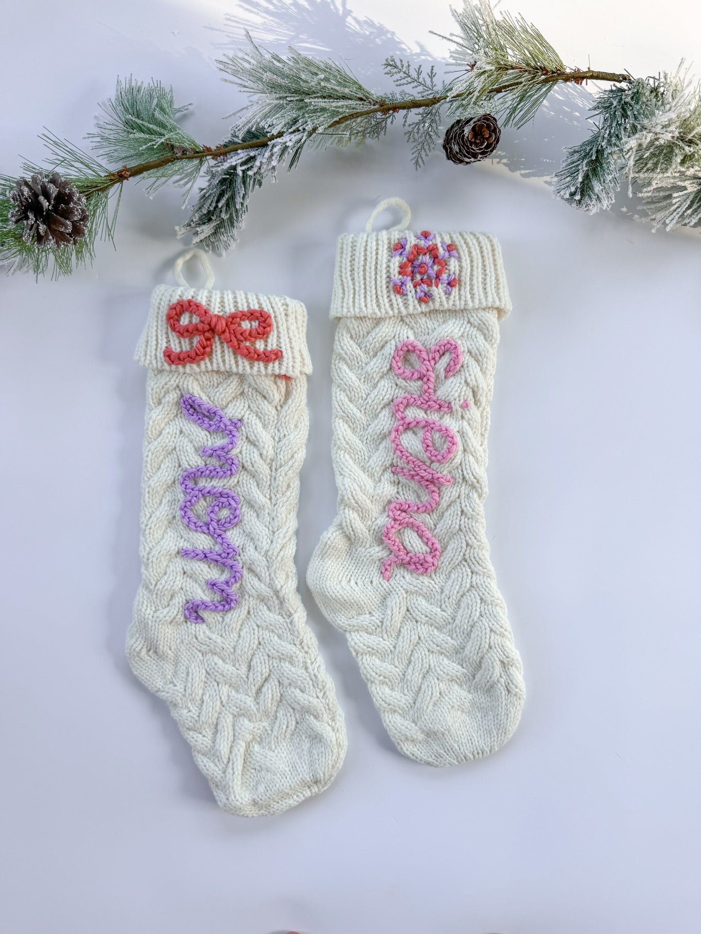Custom Chunky Knit Stocking