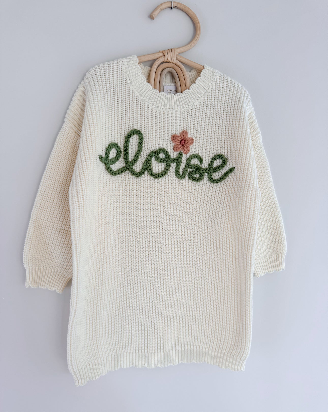Marshmallow Cream Knit Dress