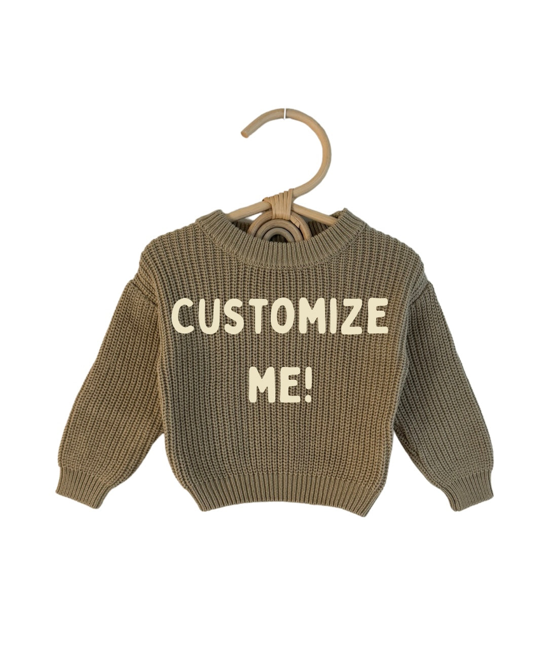 Custom Sweater: Dusty Green