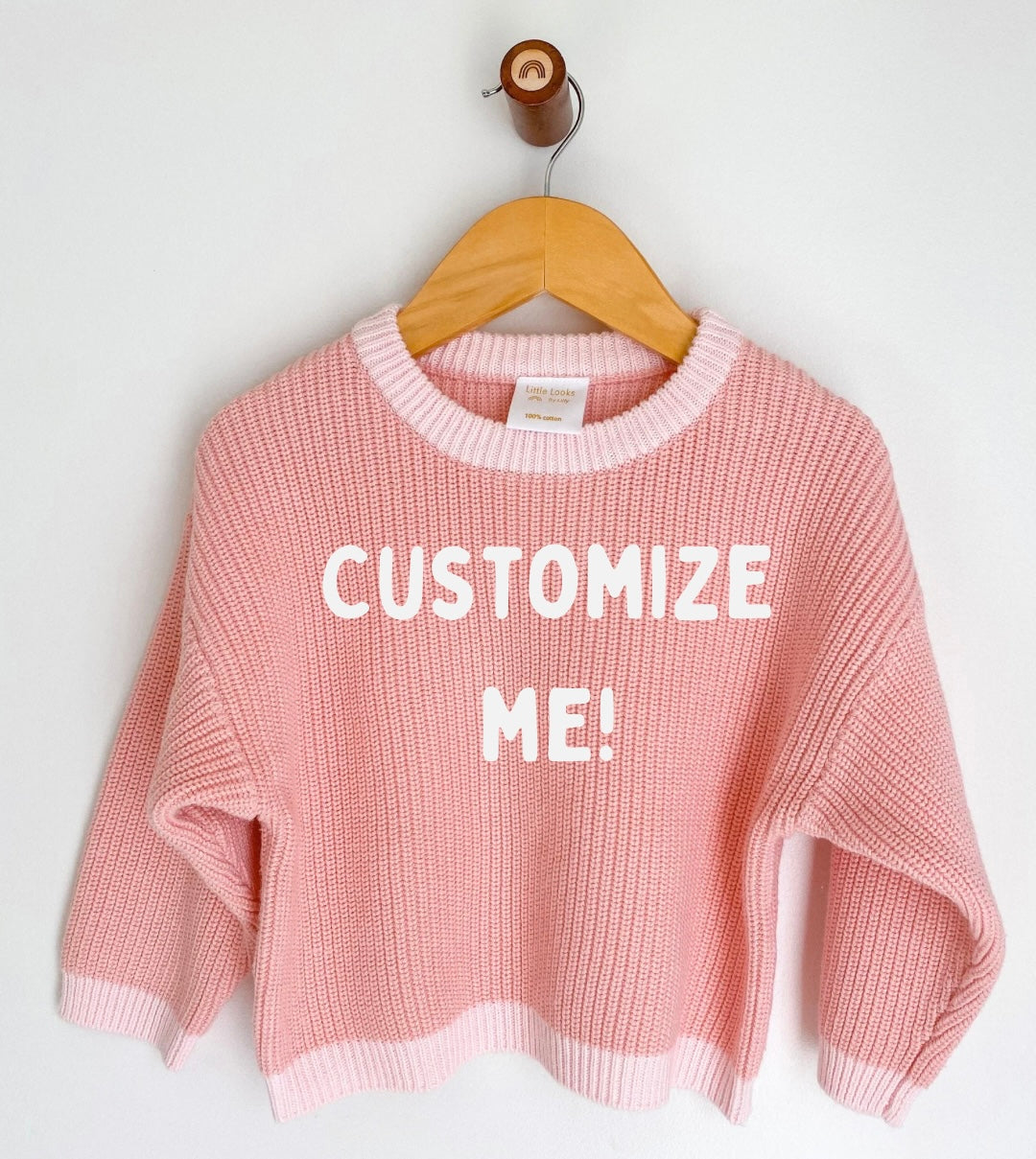 Adult Custom Sweater: Bubblegum