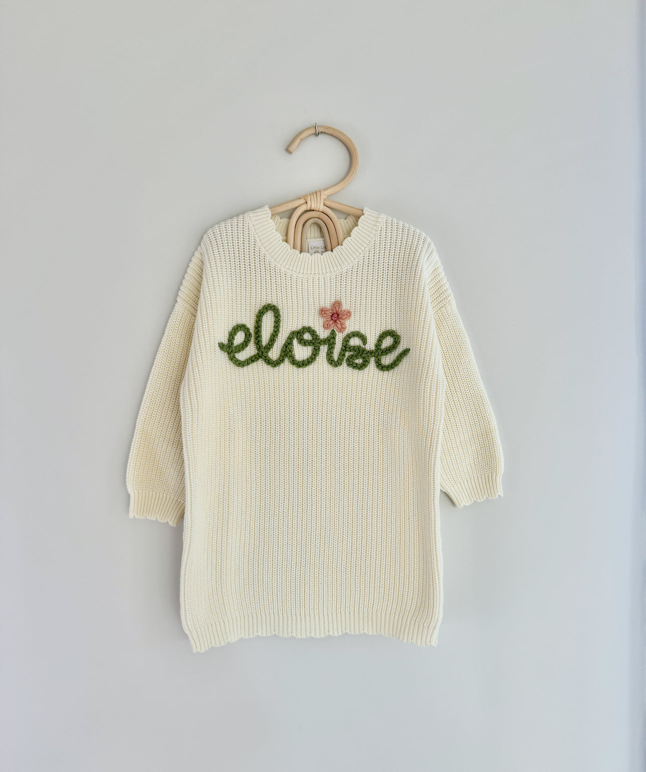 Marshmallow Cream Knit Dress