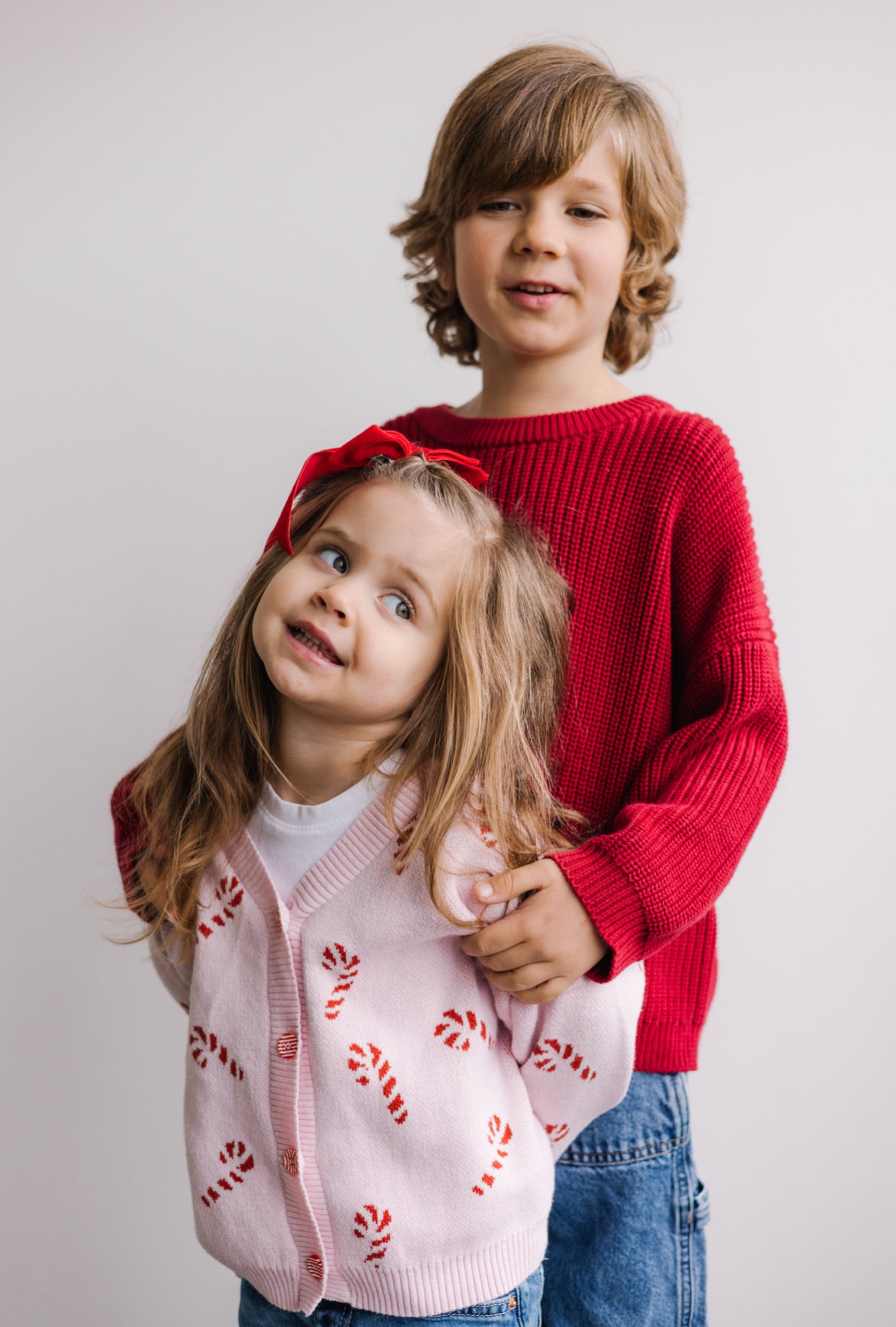 Pink Candy Cane Cardigan