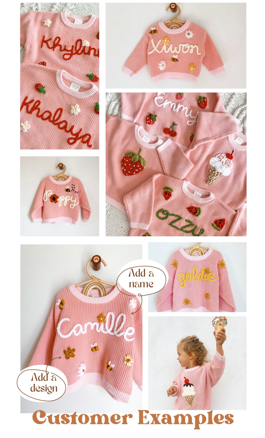 Custom Sweater: Bubblegum