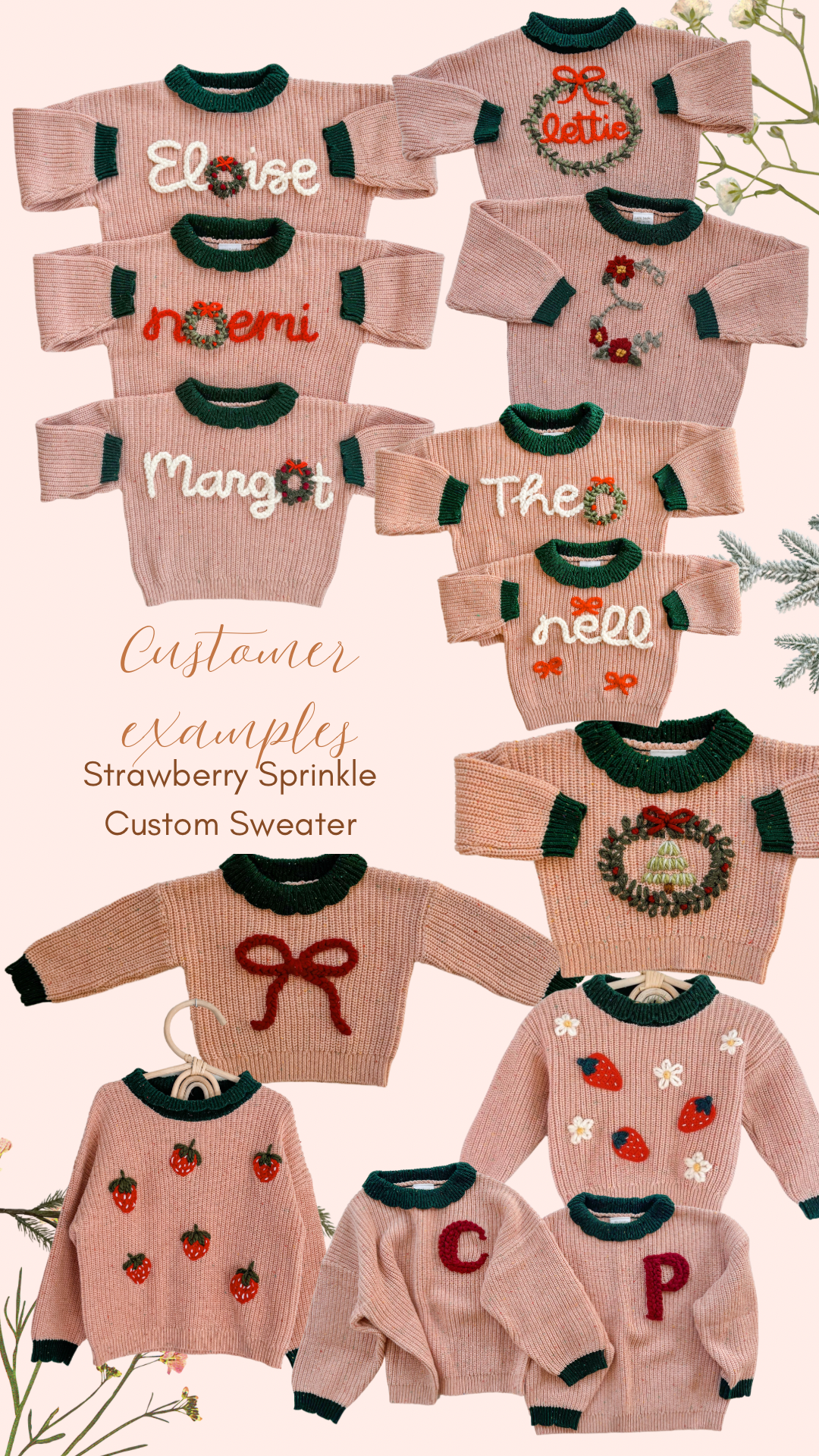 Strawberry Sprinkle Sweater