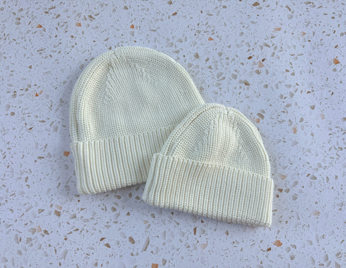 Custom Beanie: Marshmallow Cream