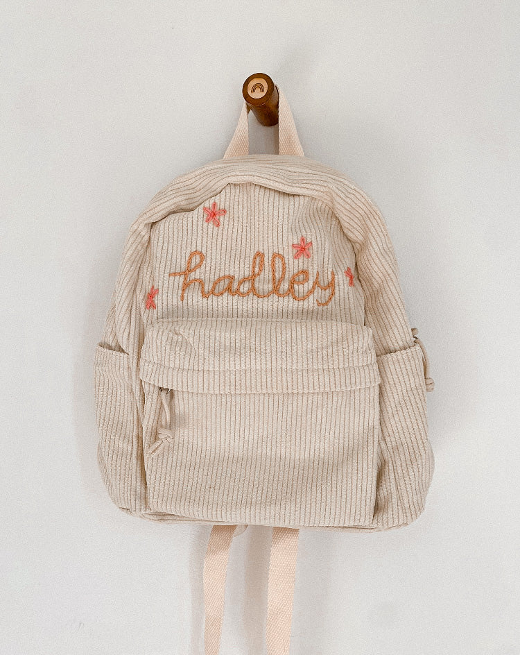 Custom Corduroy Back Pack