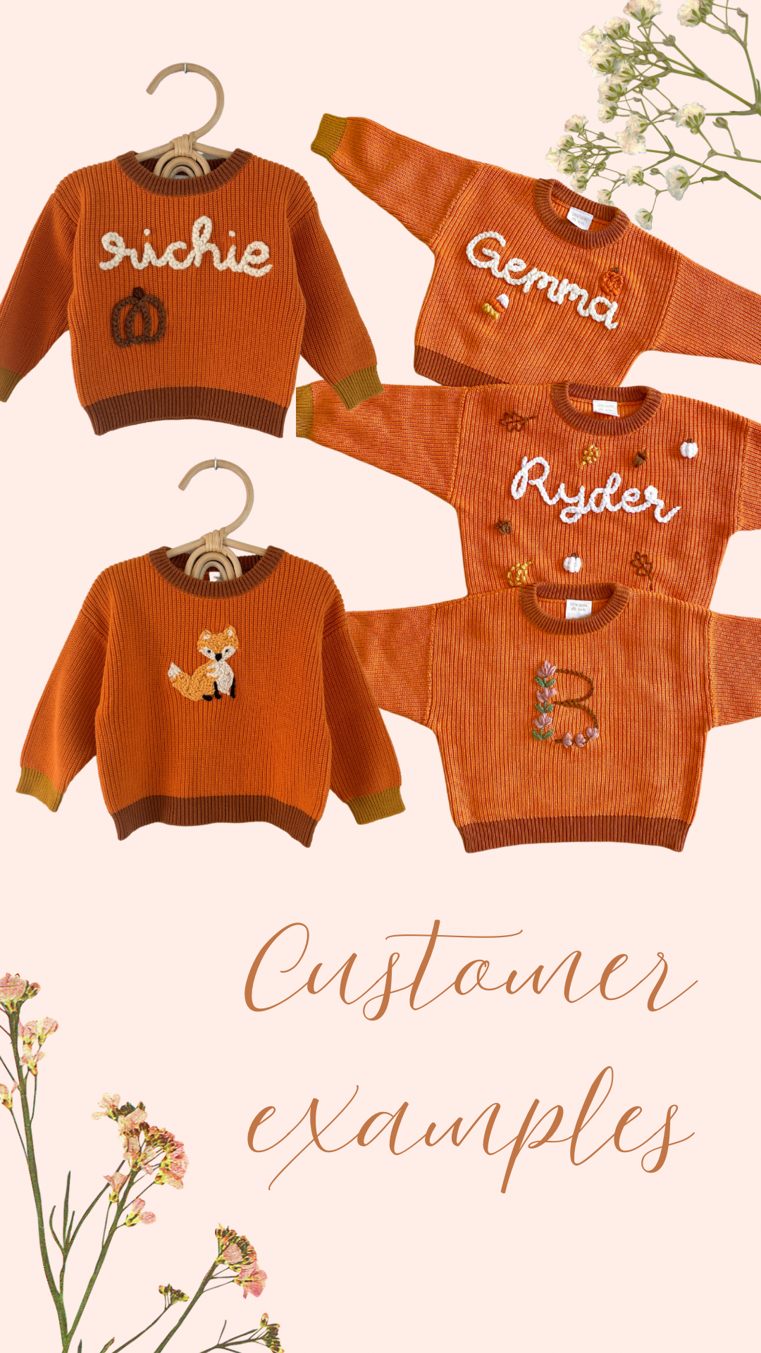 Custom Sweater: Pumpkin Pie