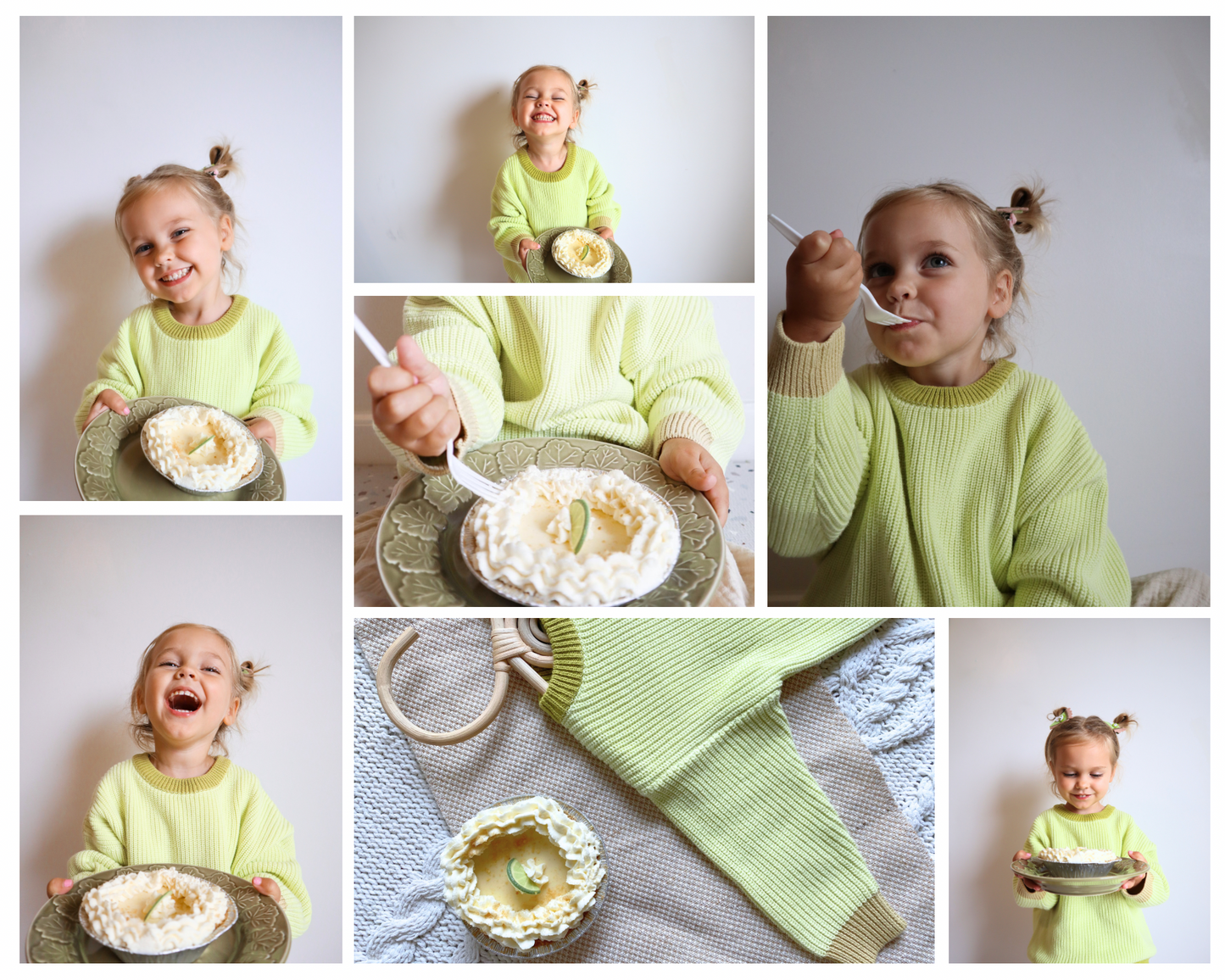 Custom Sweater: Key Lime