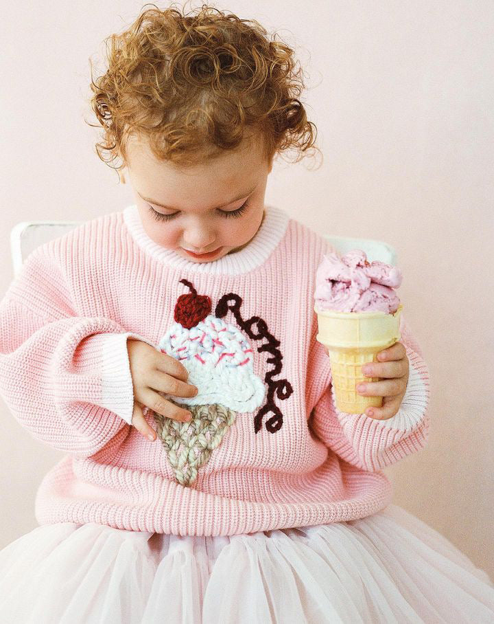 Custom Sweater: Bubblegum