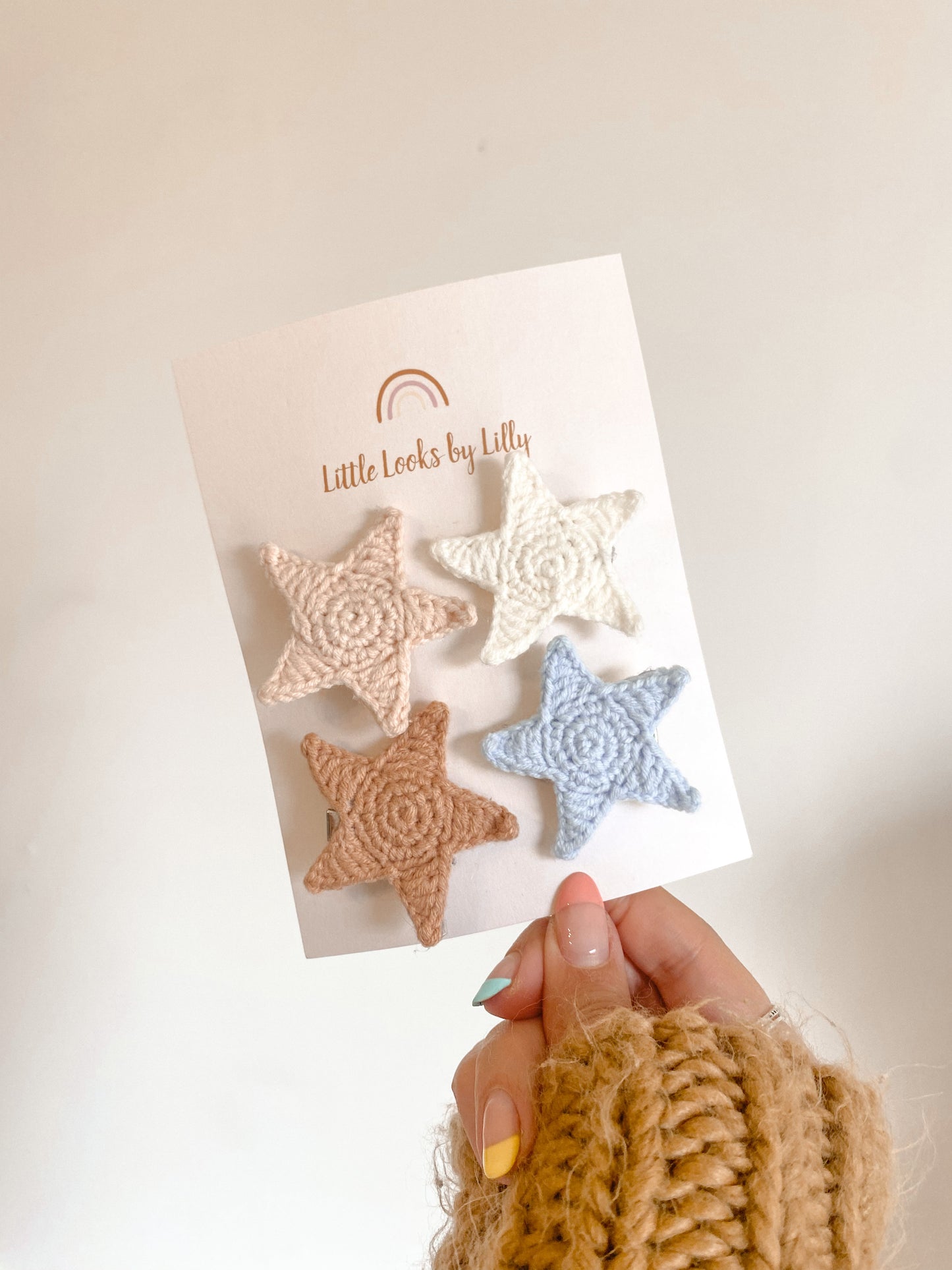 Crocheted Star clip