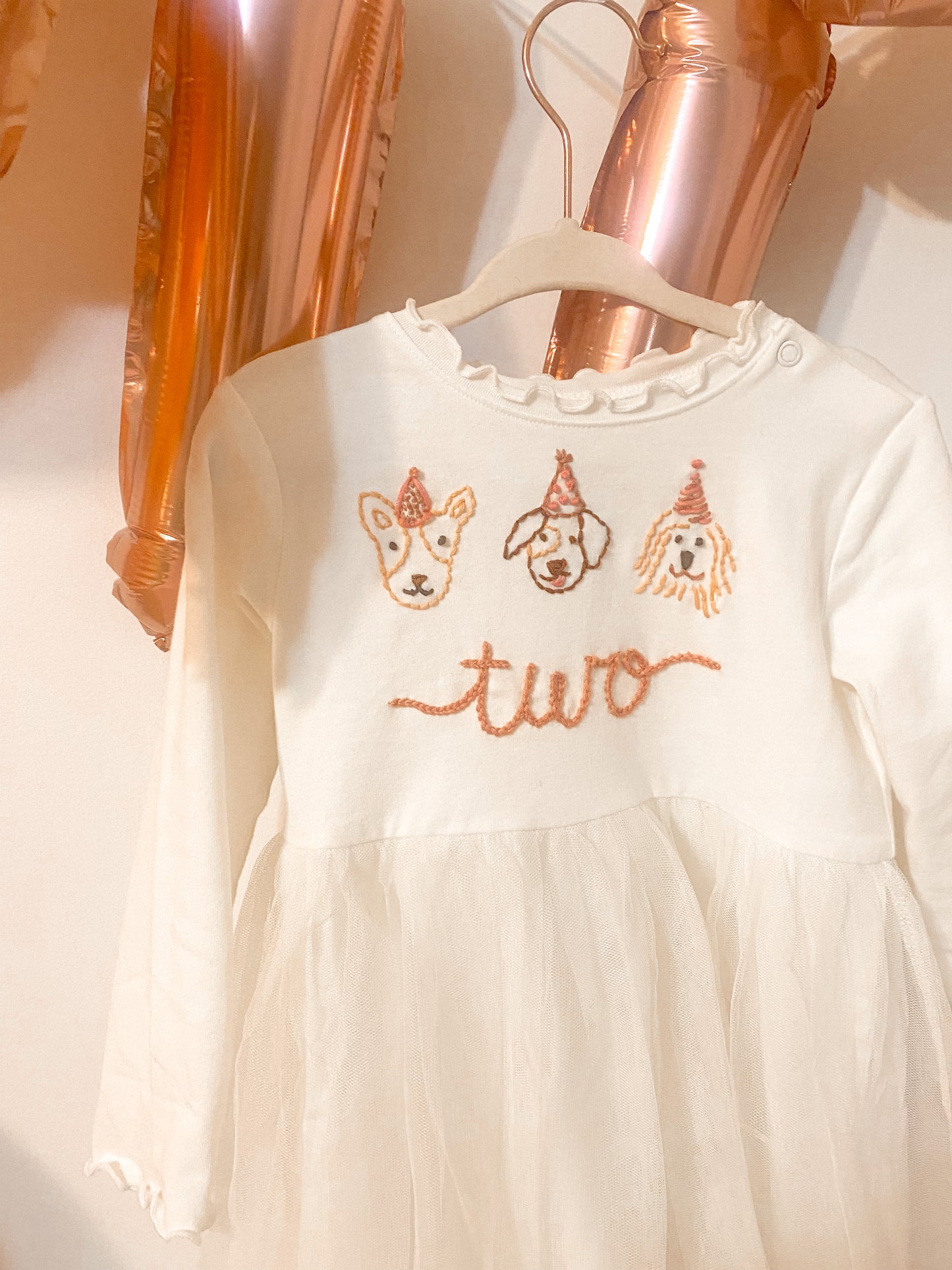 Custom Long sleeve Tulle Dress
