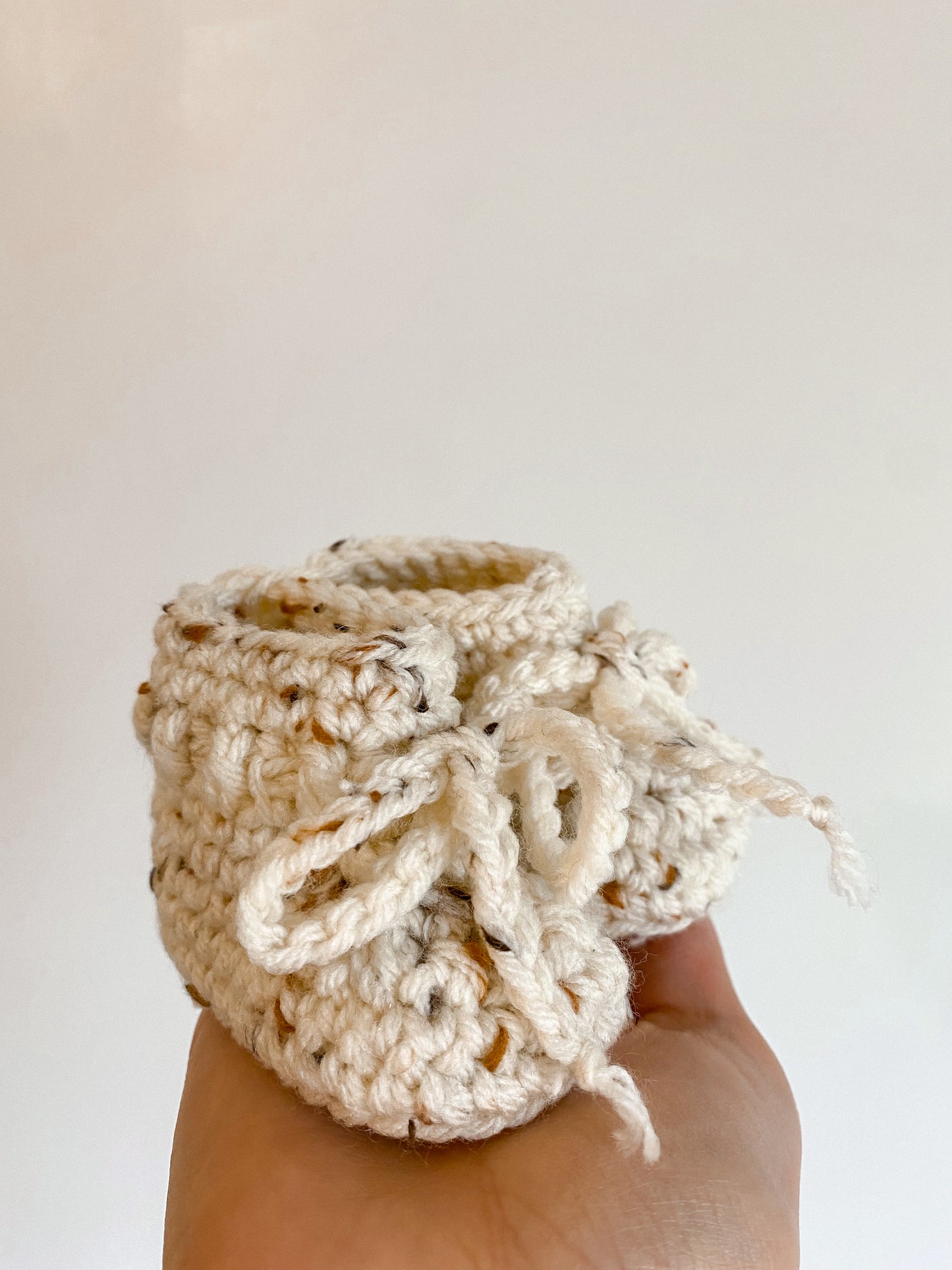 Crocheted Newborn booties