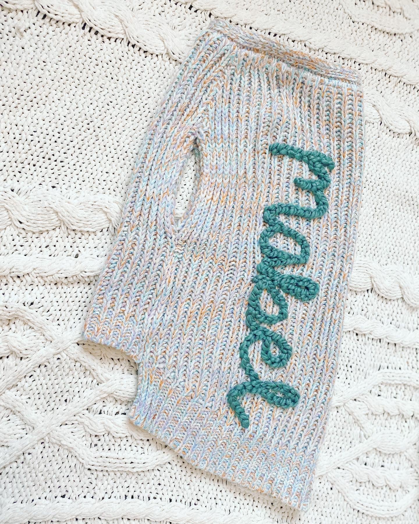 Custom embroidered Dog sweater