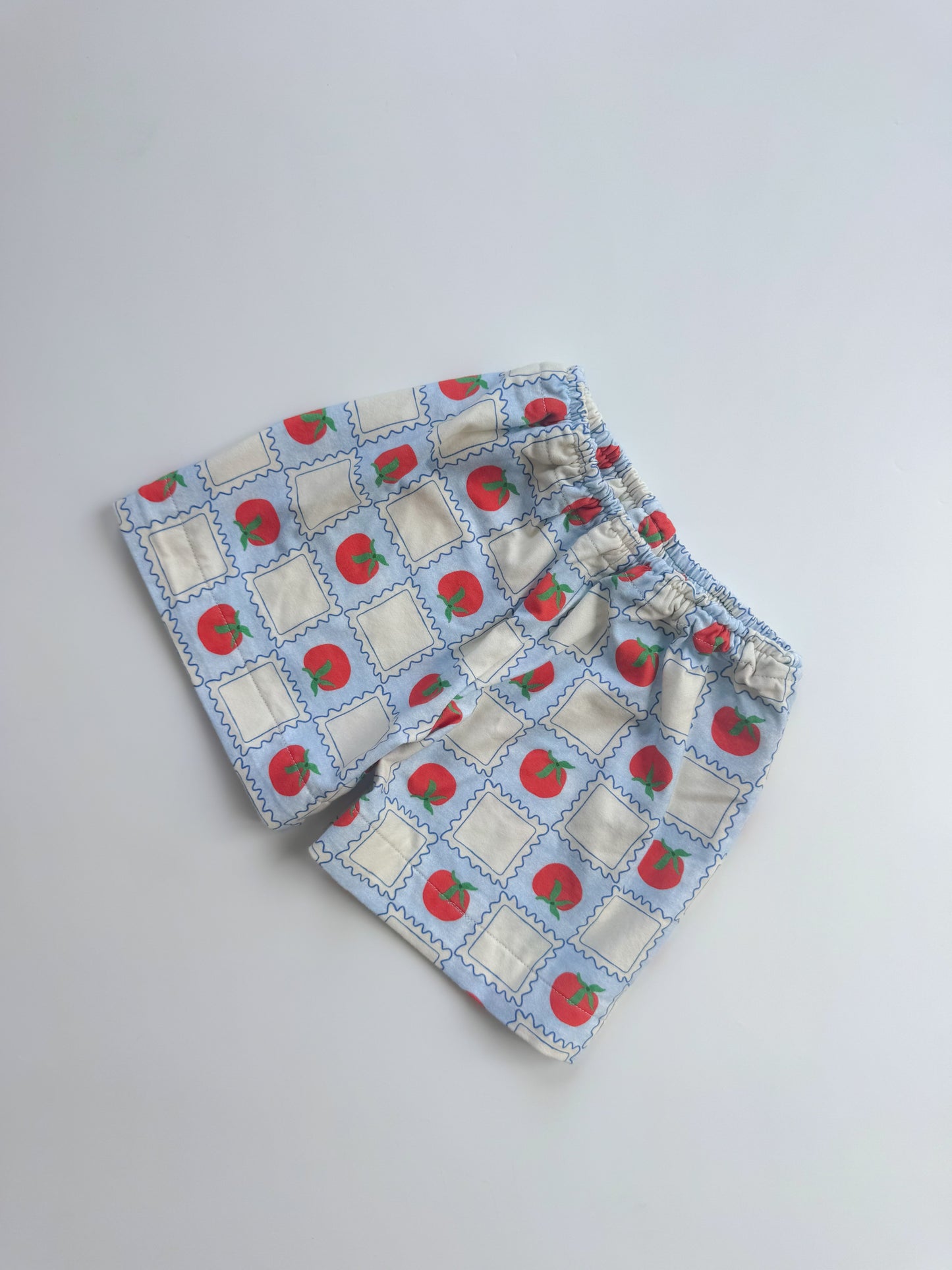 Blue Checker Tomato Shorts