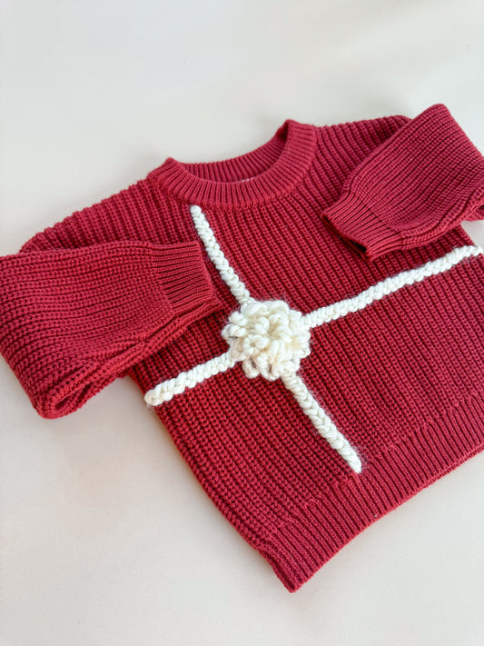 Ruby Red Gift Sweater