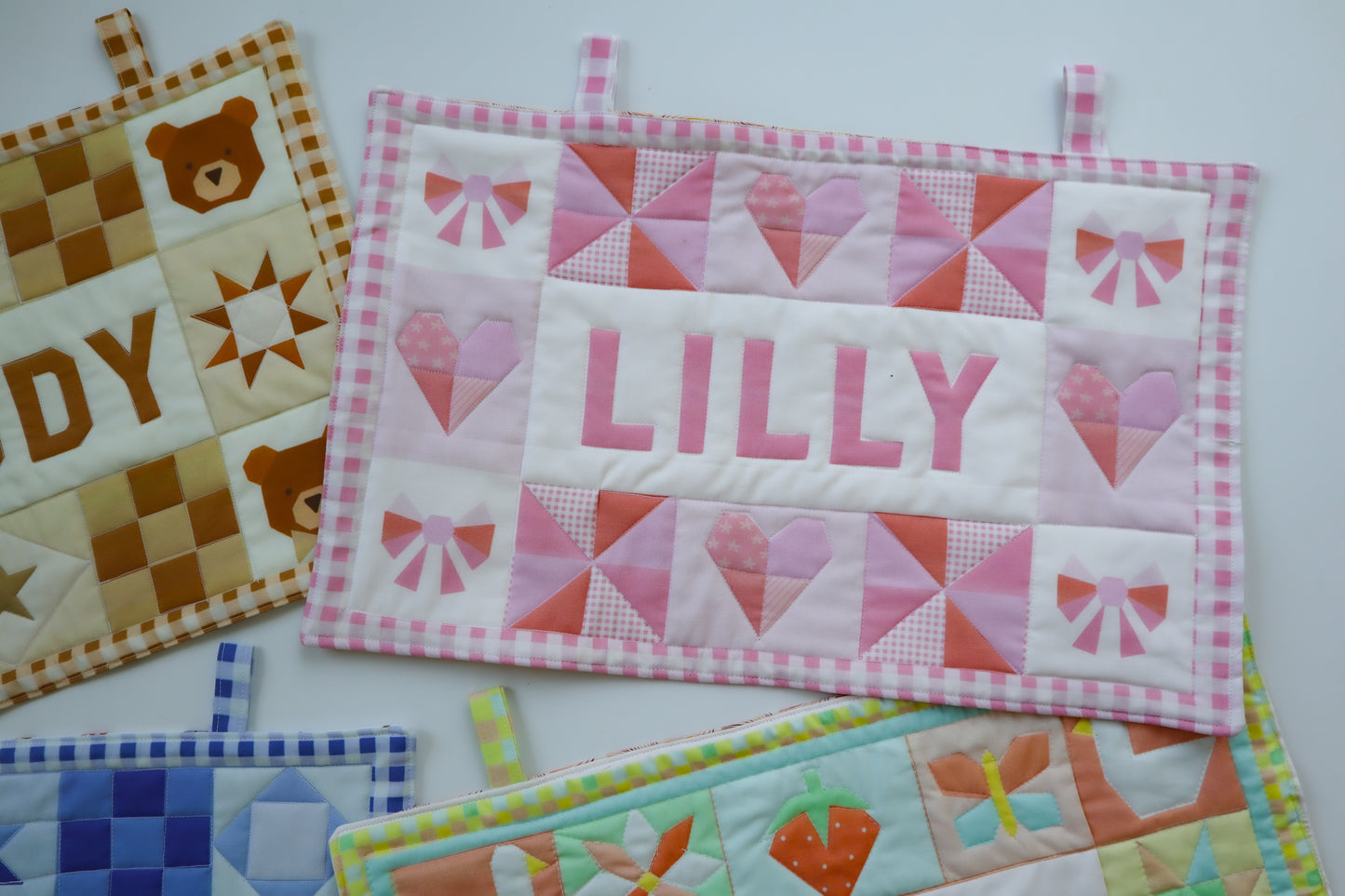 Custom Quilted Name Sign