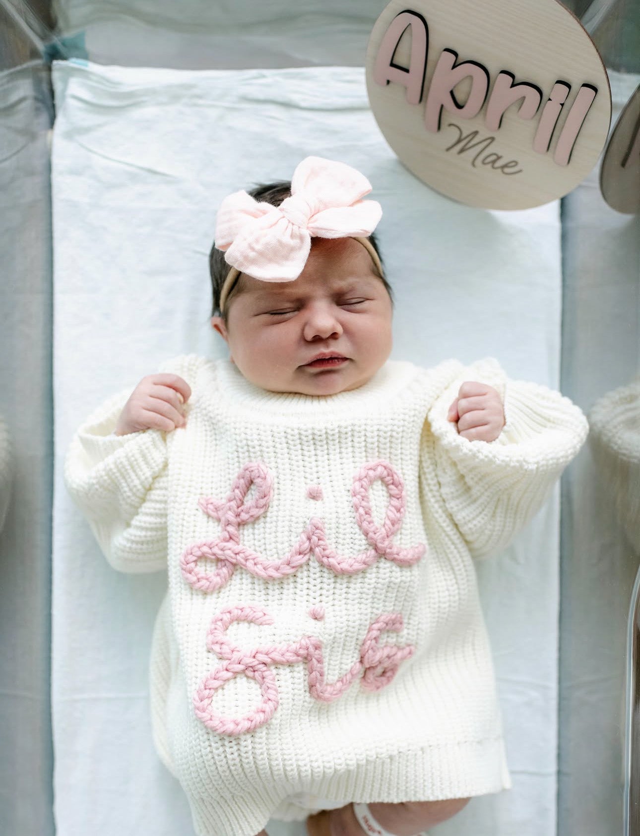 Lil Bro Lil Sis announcement sweater