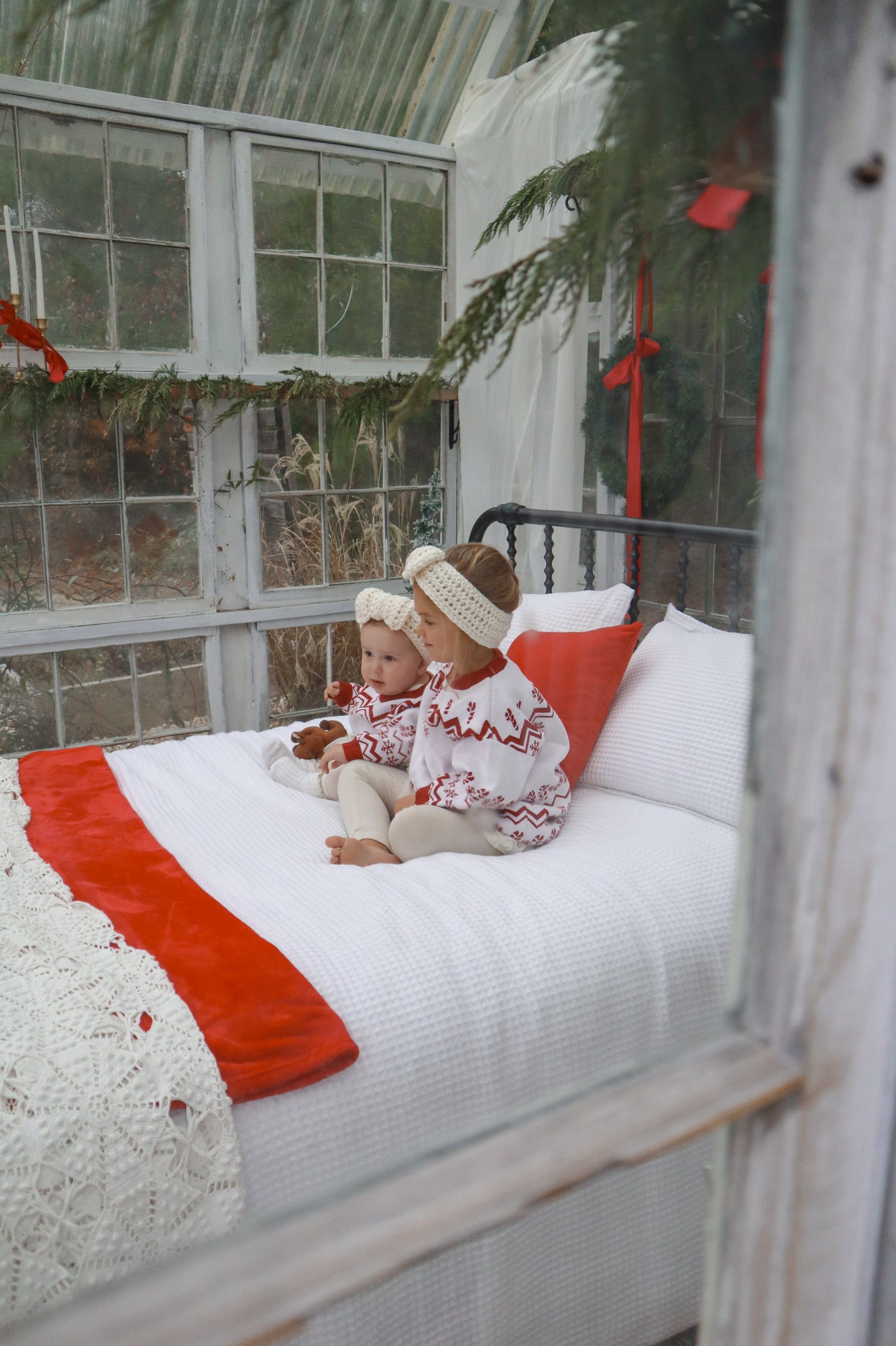 Red and white Candy Cane Sweater