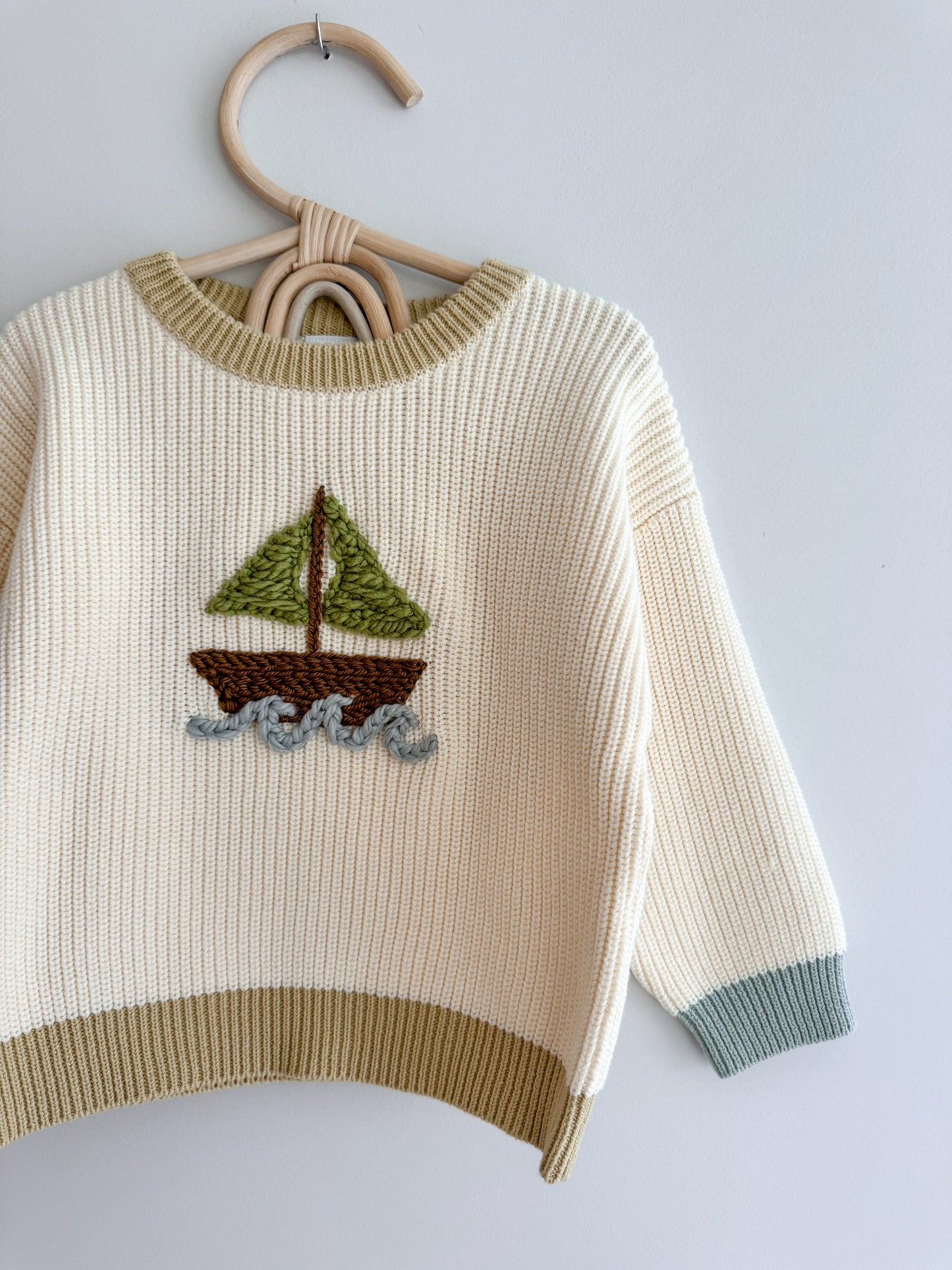 Sailboat Sweater 12-24m