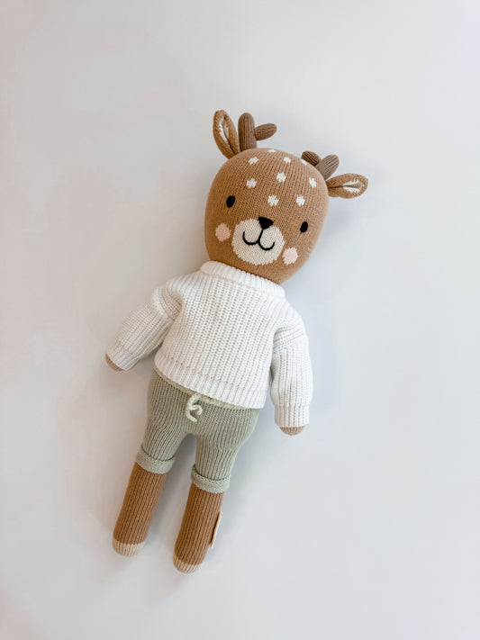 Custom Doll Sweater: Coconut