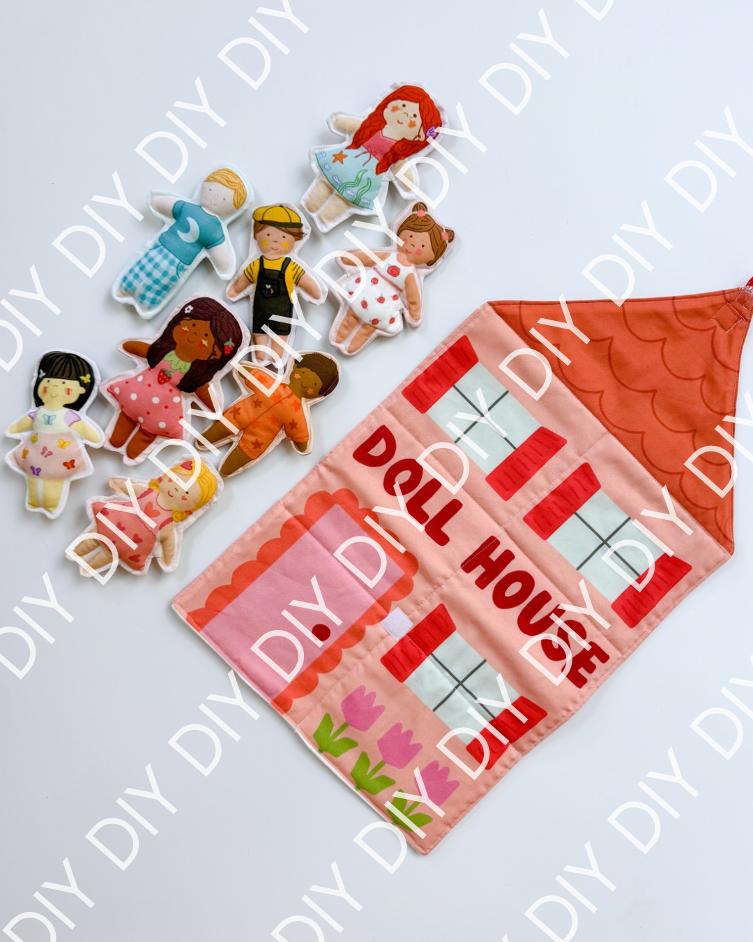 DIY LLBL Pocket Pal Dolls and House