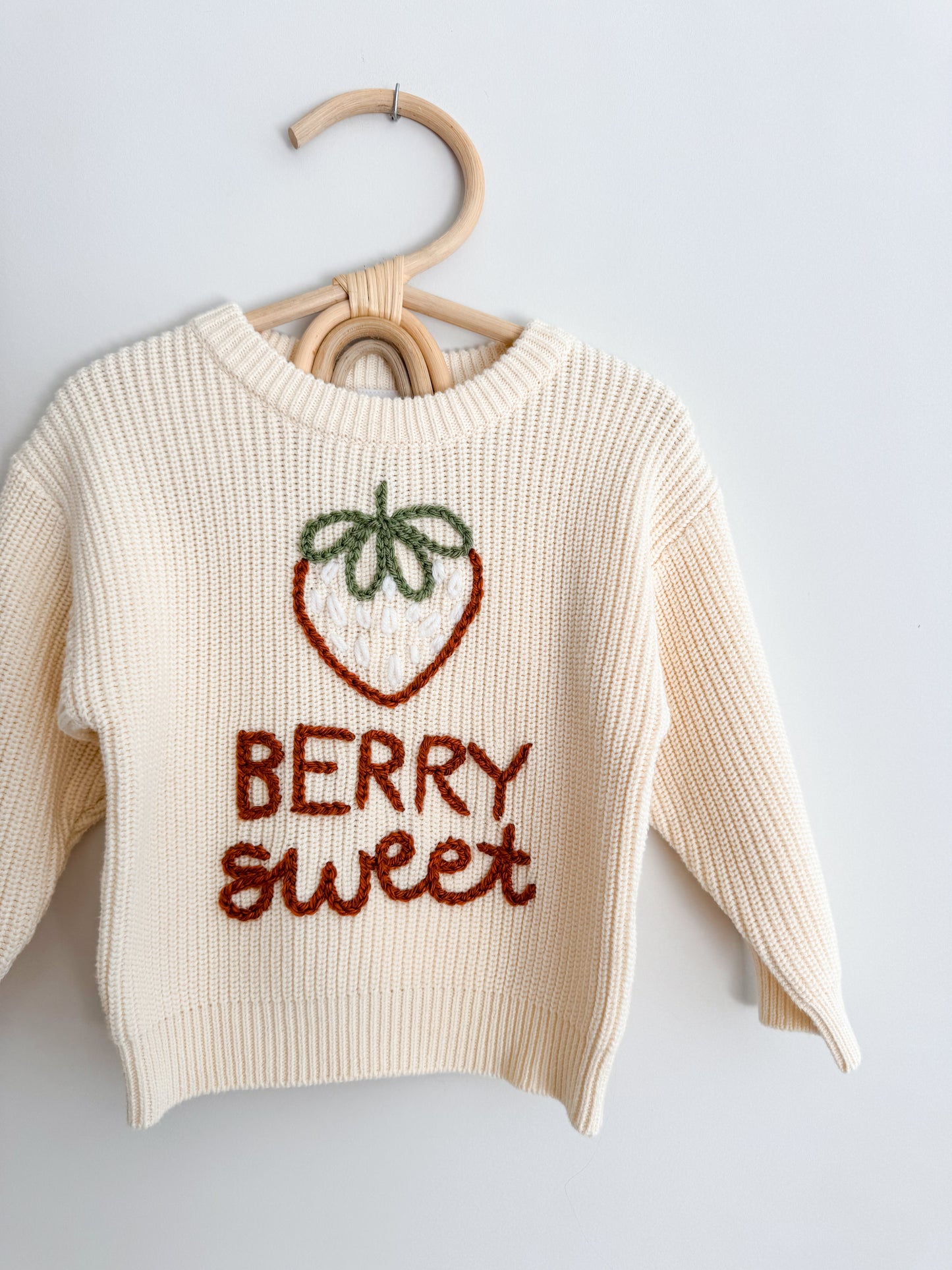 Berry Sweet Sweater 6-12m