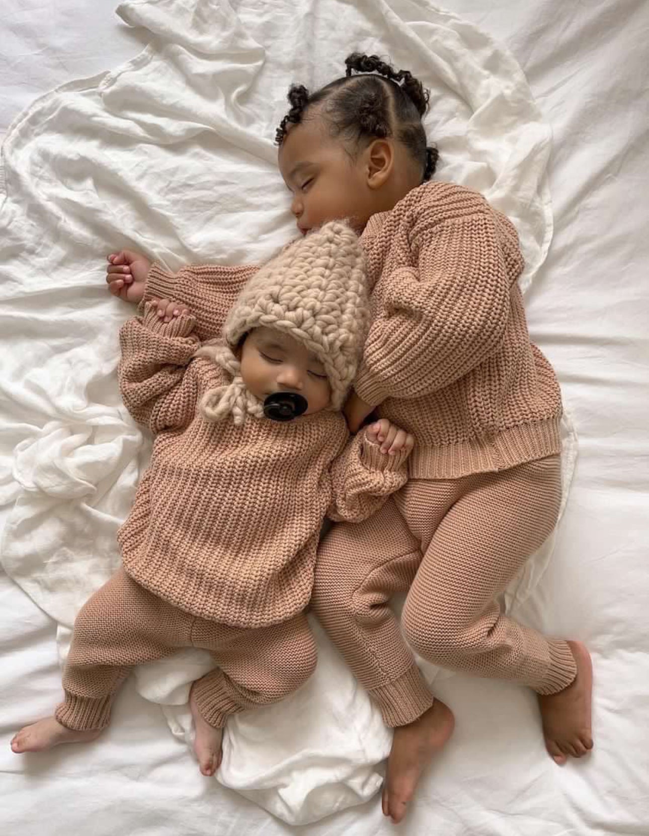Knit Pants: Latte