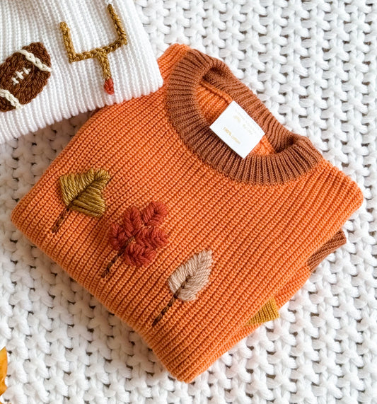 Pumpkin Pie Leaf Sweater
