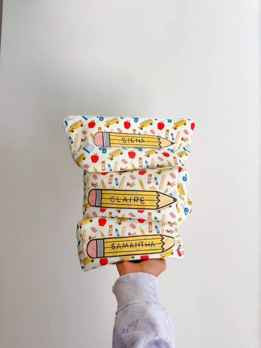 Back to School Name Bag