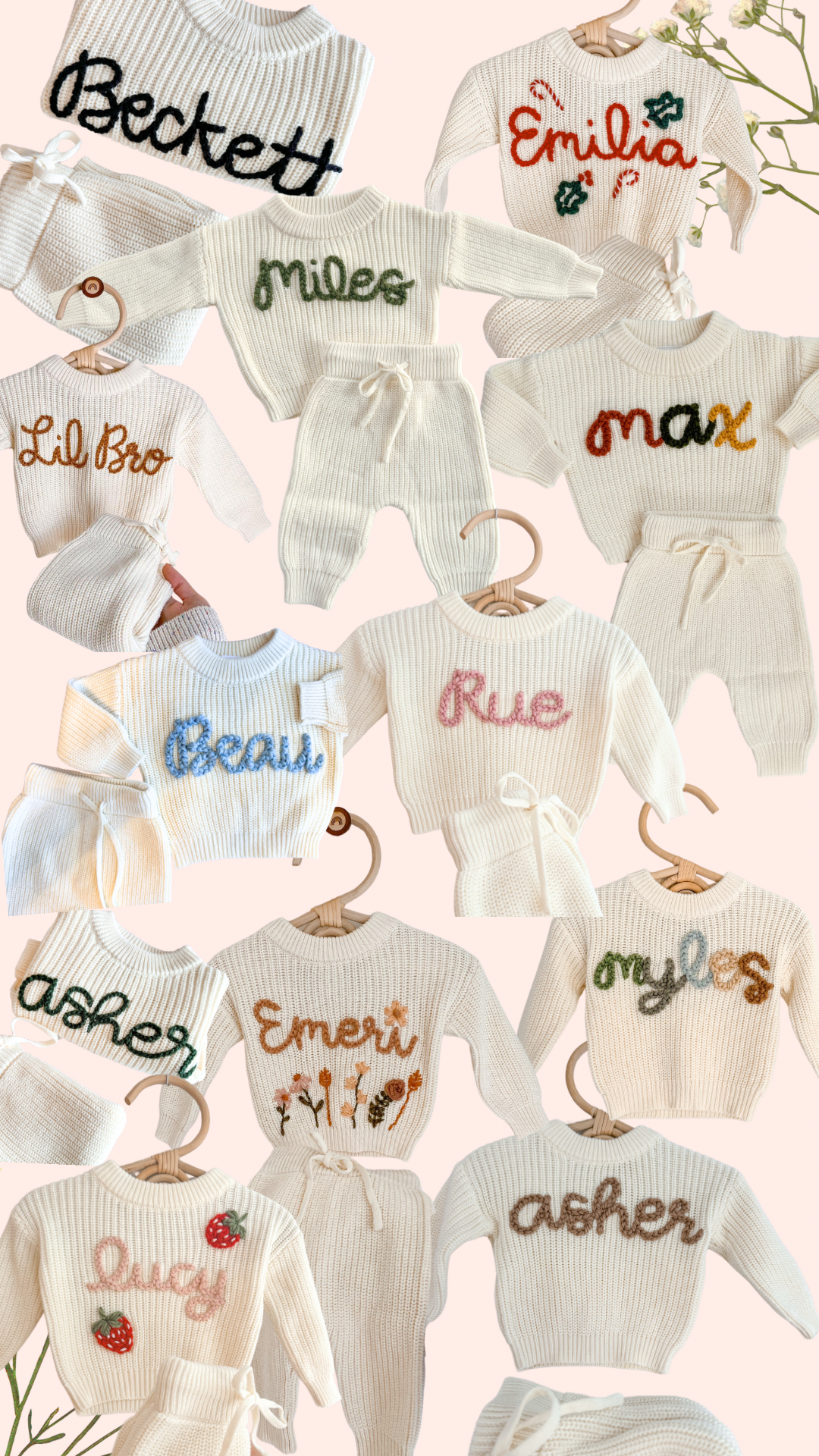 Marshmallow Cream Newborn Set