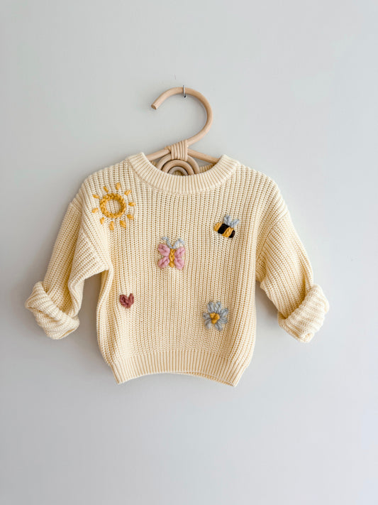 Spring Design Sweater 6-12m