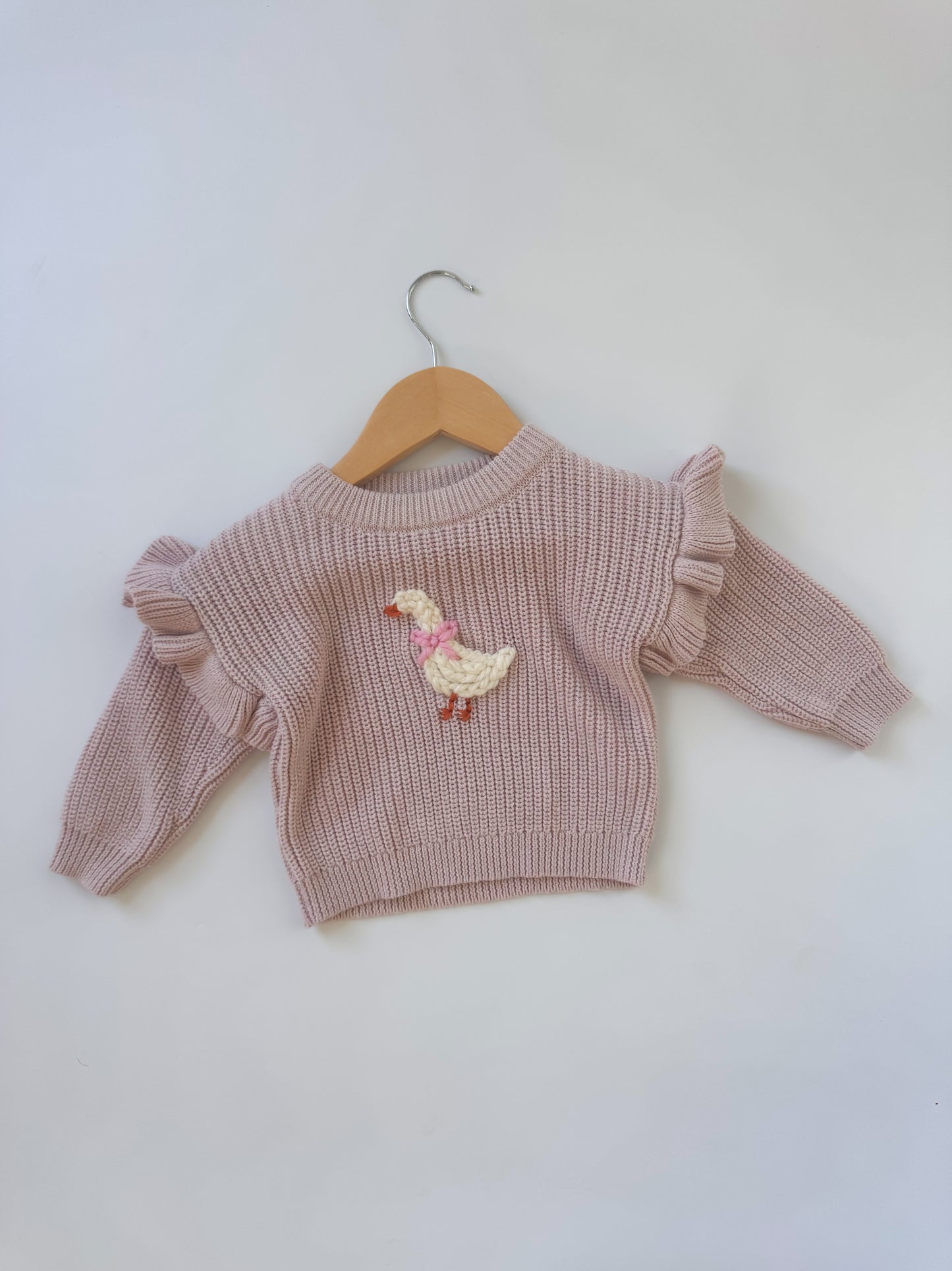 Goose Ruffle Sweater