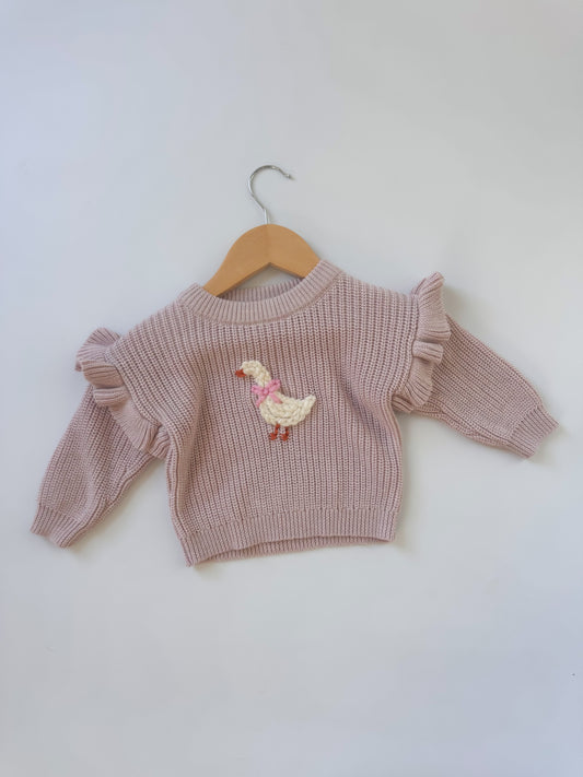 Goose Ruffle Sweater