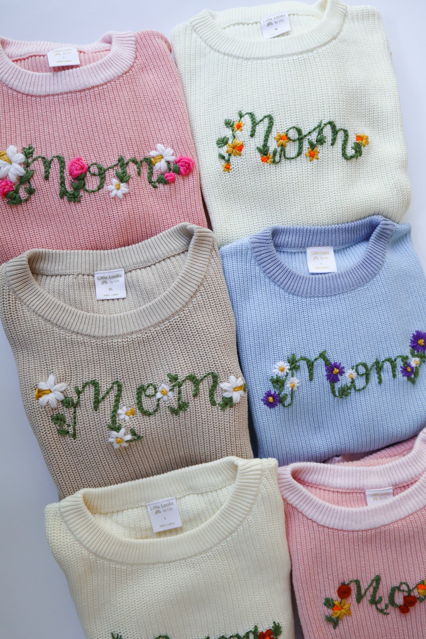 Mom Birth Flower Sweater