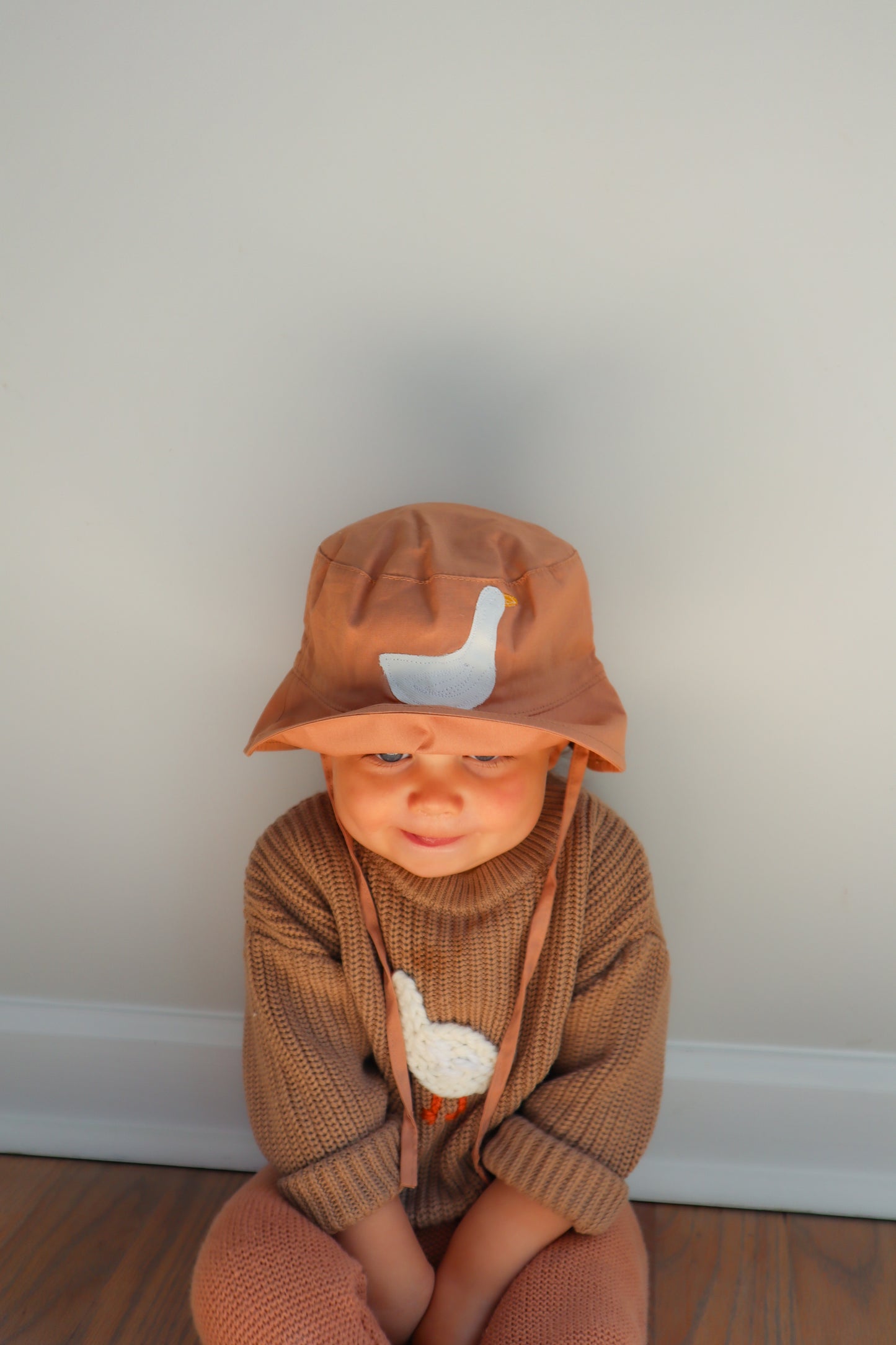 Goose ginger sun hat
