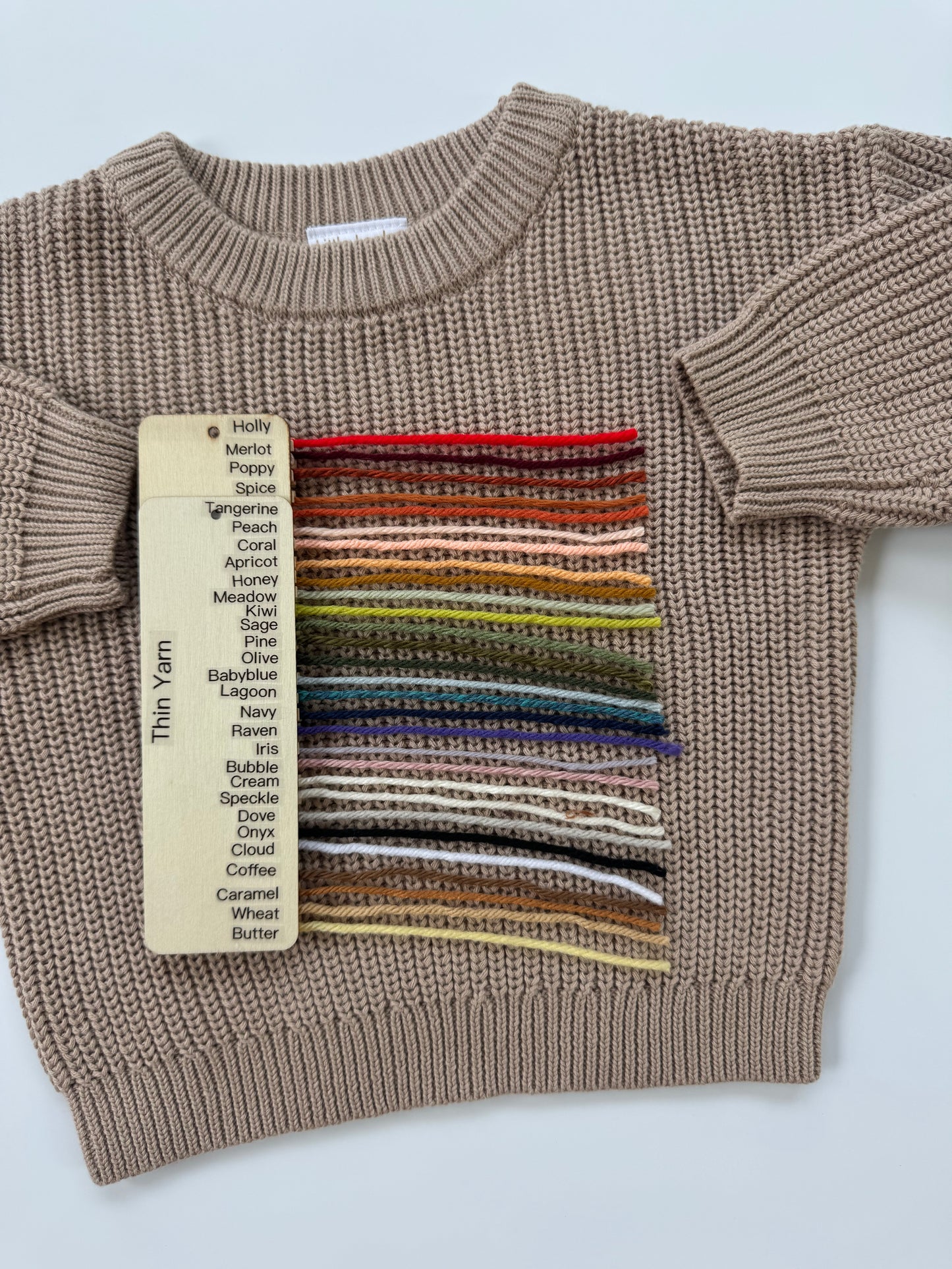 Custom Sweater: Chai