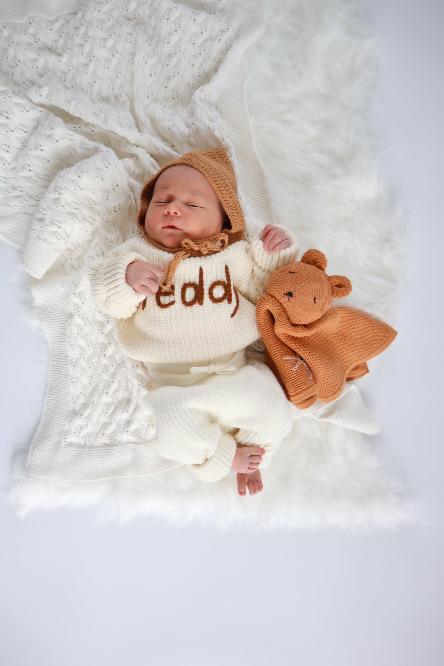 Marshmallow Cream Newborn Set