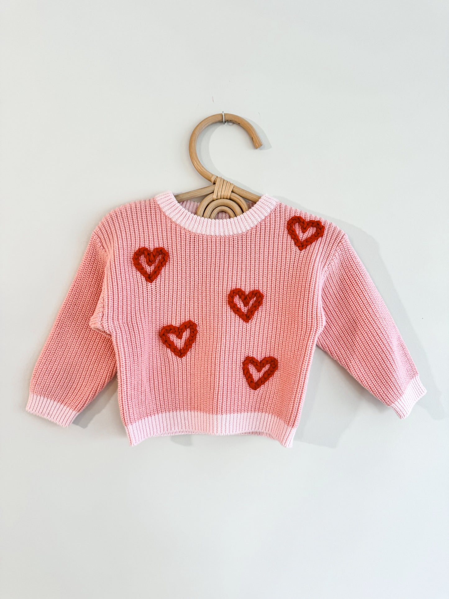 Premade 6 month red heart Sweater