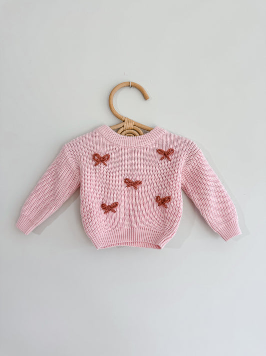Premade Mini Bow Sweater