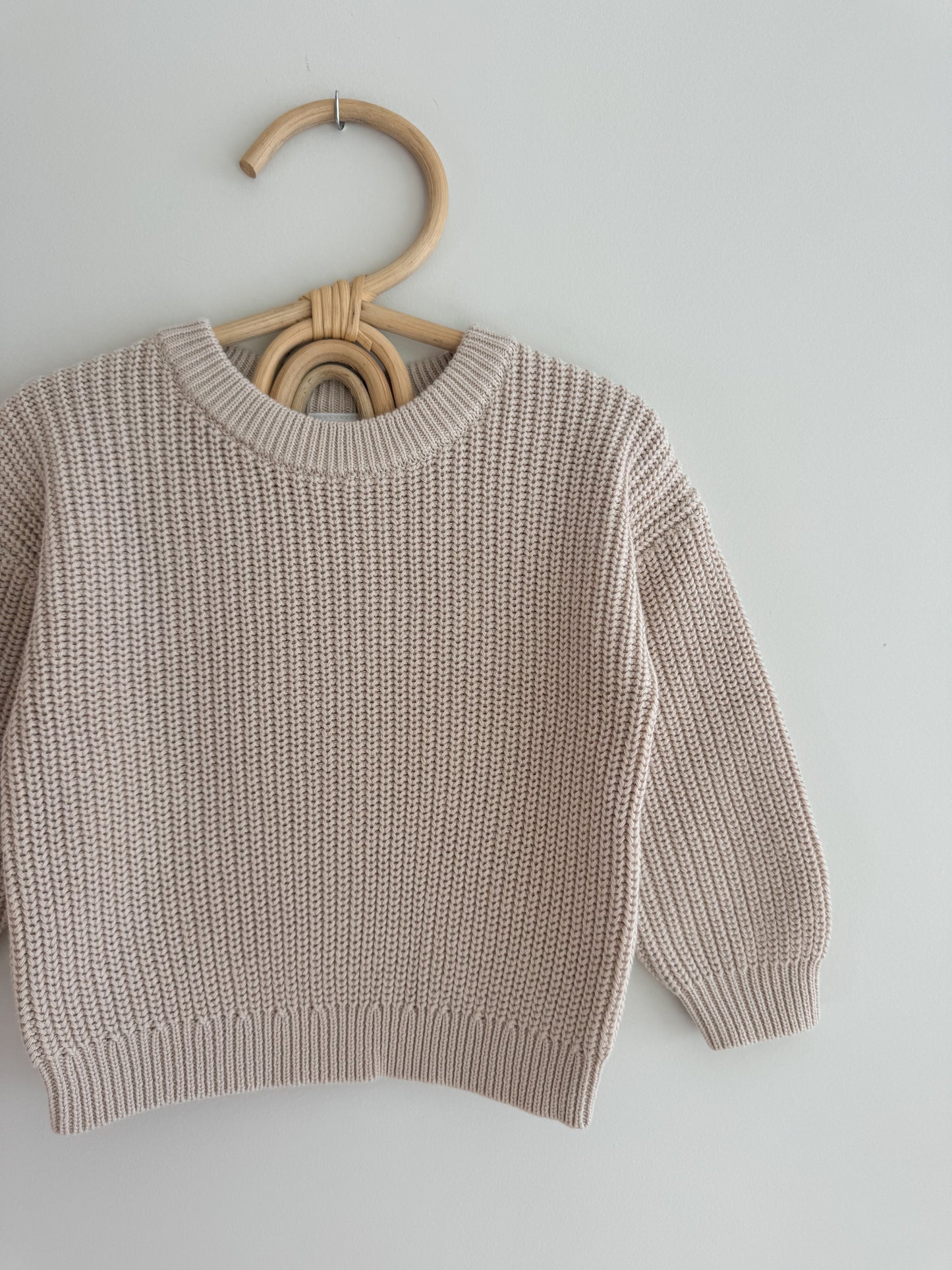 Women’s Plain Sweater: Oatmilk