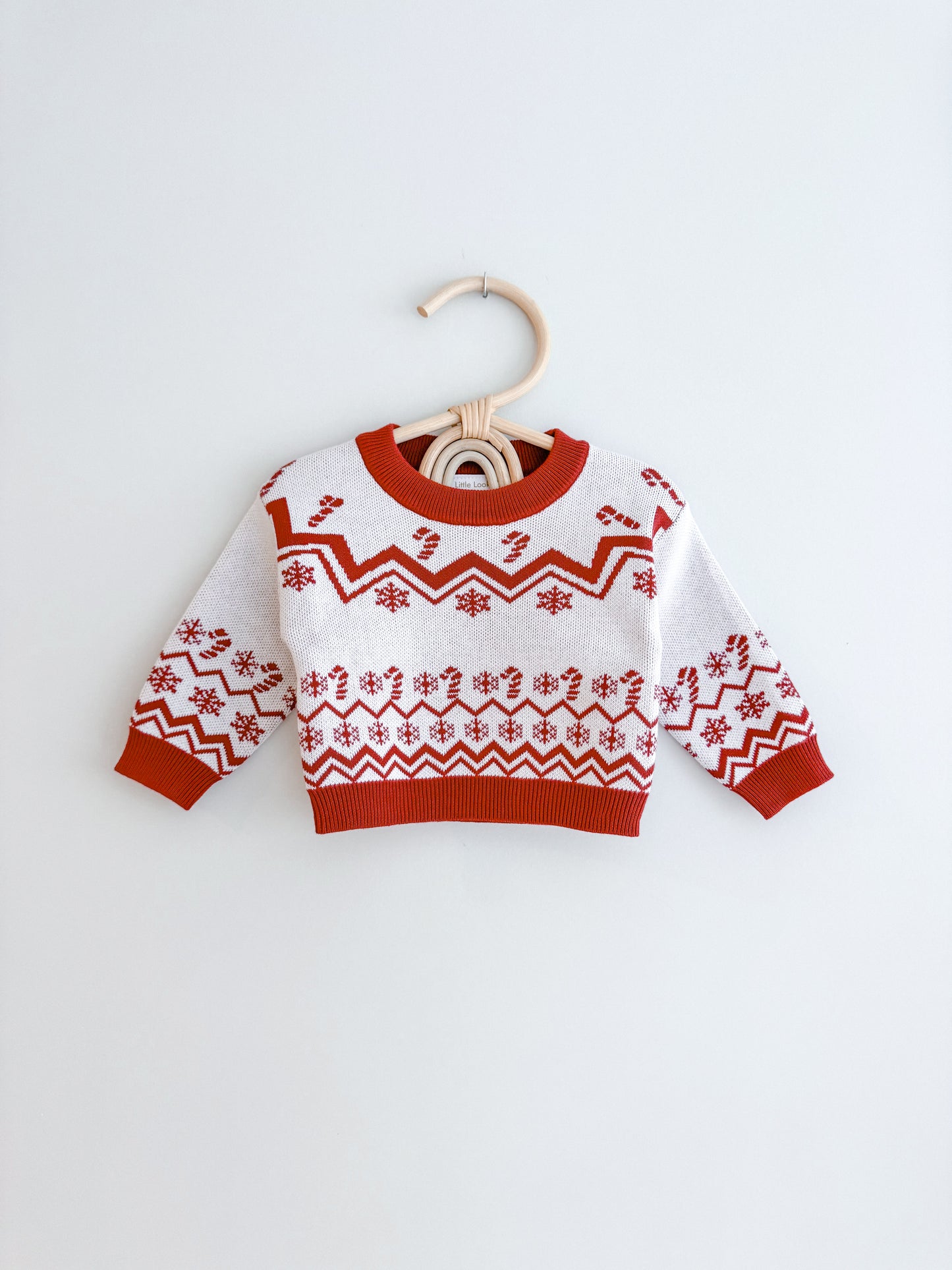 Red and white Candy Cane Sweater