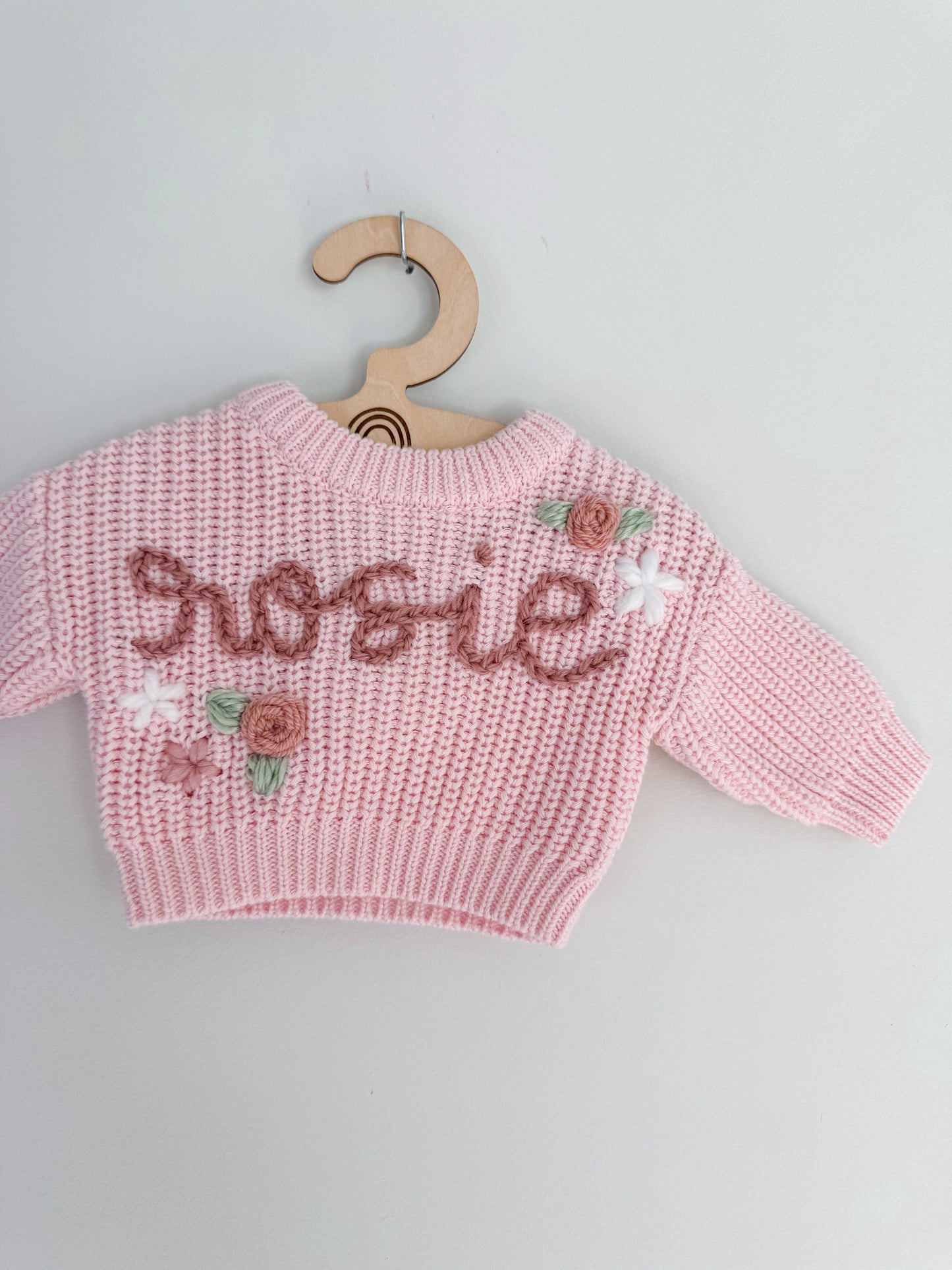Custom Doll Sweater: Lilly Pink