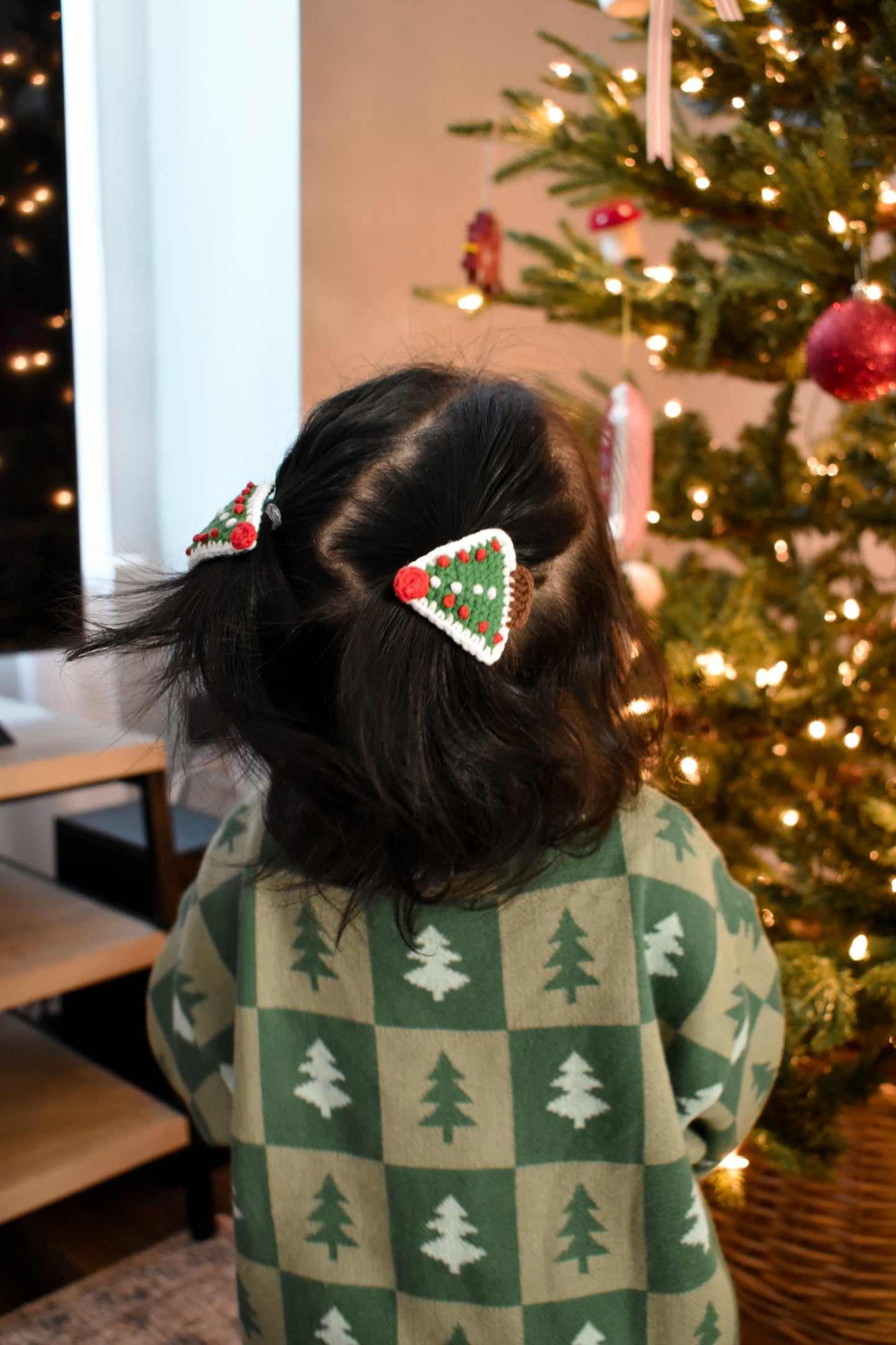 Crocheted Tree Clip