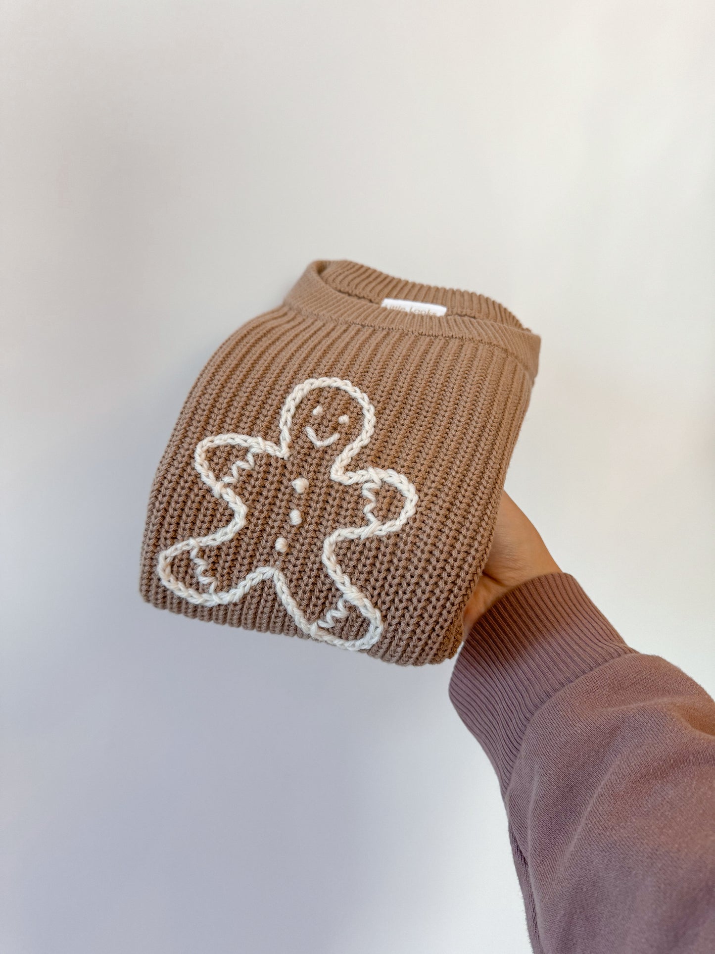 Premade Gingerbread man Sweater