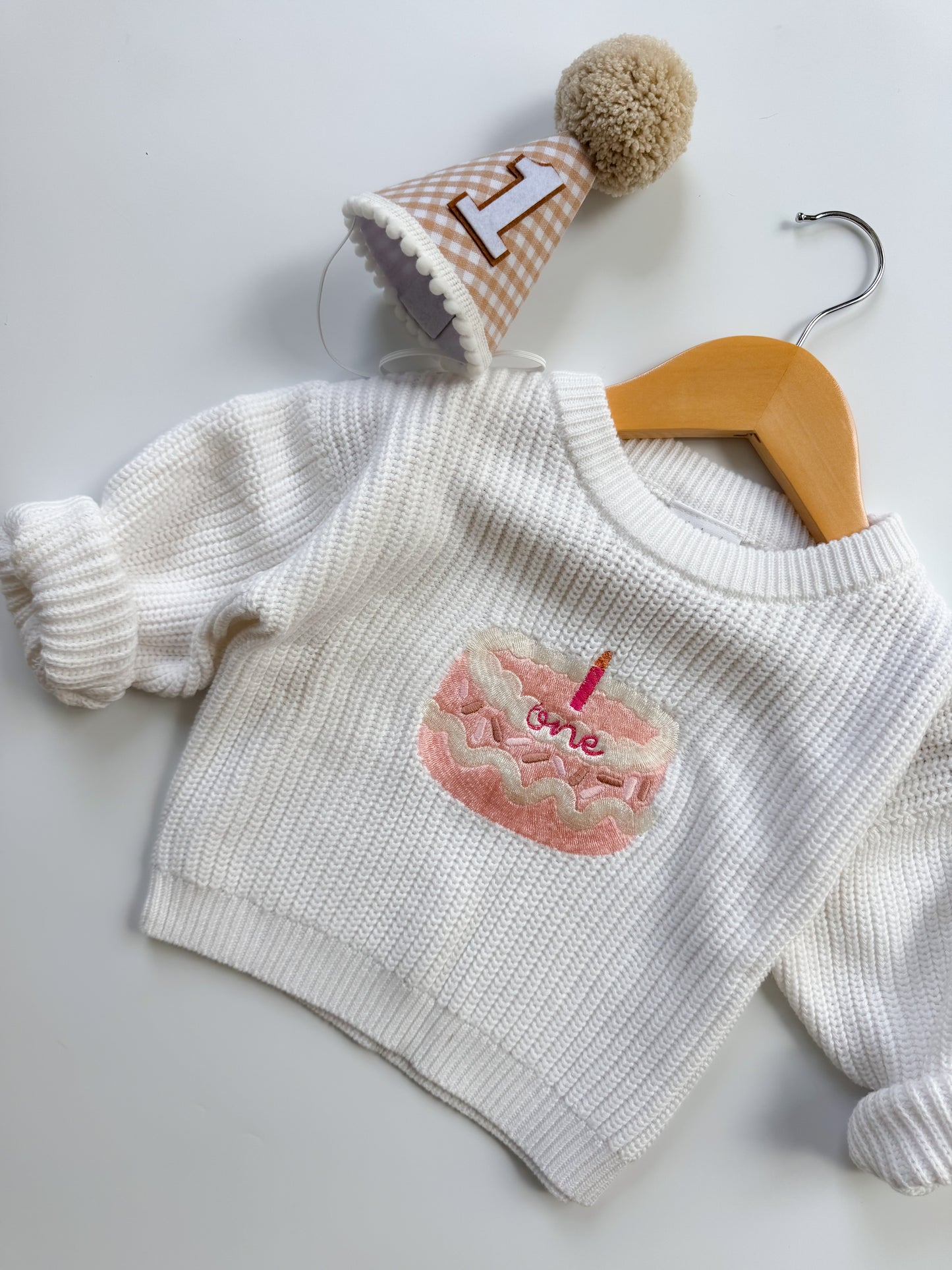 Pink Birthday Cake Sweater